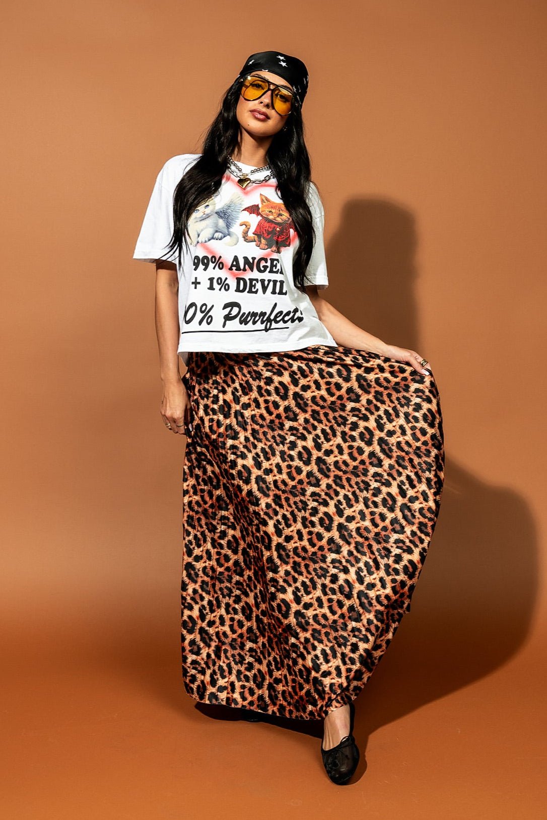 100% Purrfect Boxy Tee - Dressed in Lala