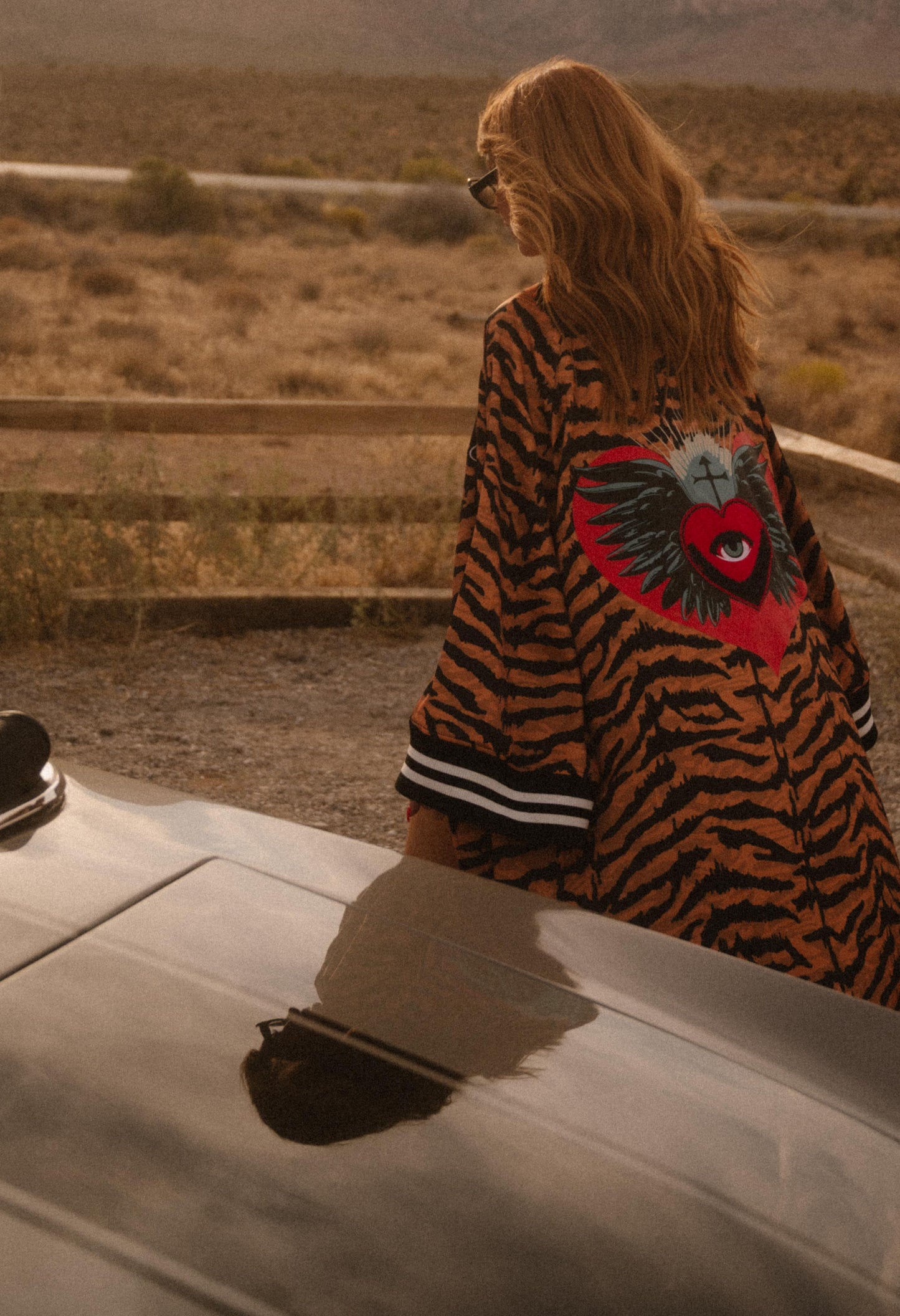 Sacred Heart Kimono Bomber