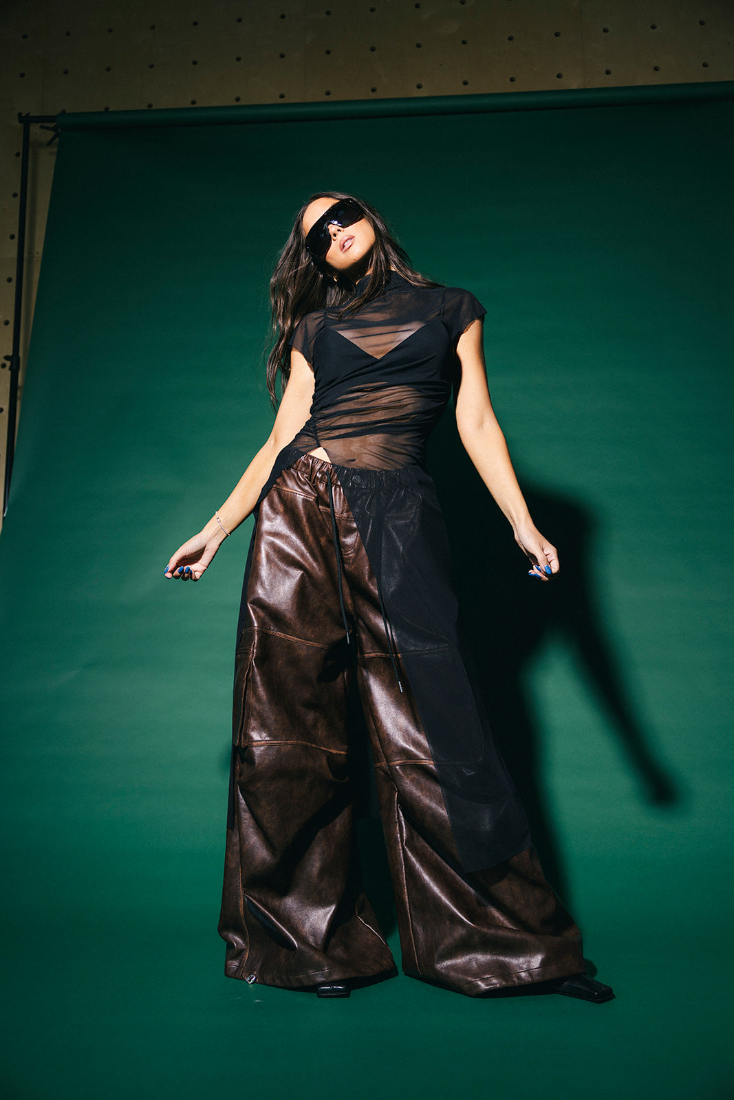 Legends Never Die Mesh Tunic in Black