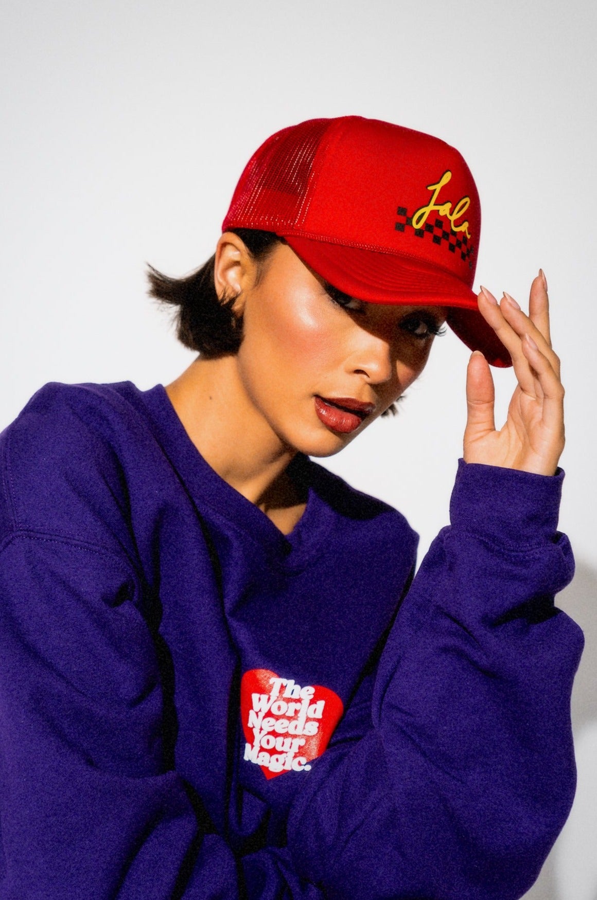 Lala Finish Line Trucker Hat