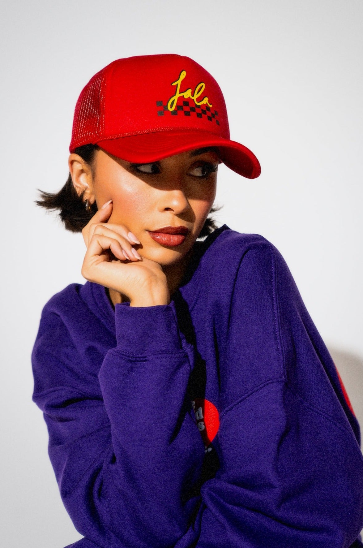 Lala Finish Line Trucker Hat