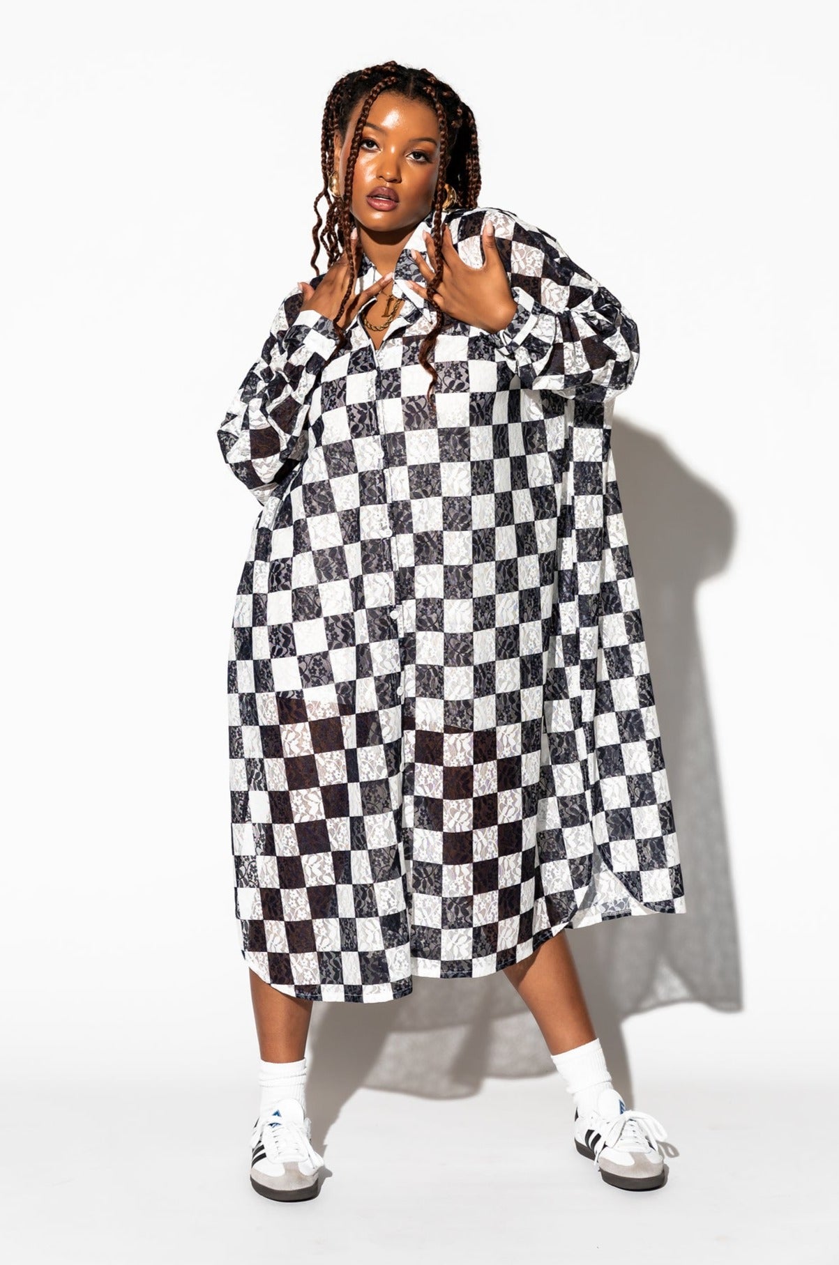 New Romantics Oversized Lace Dress + Slip