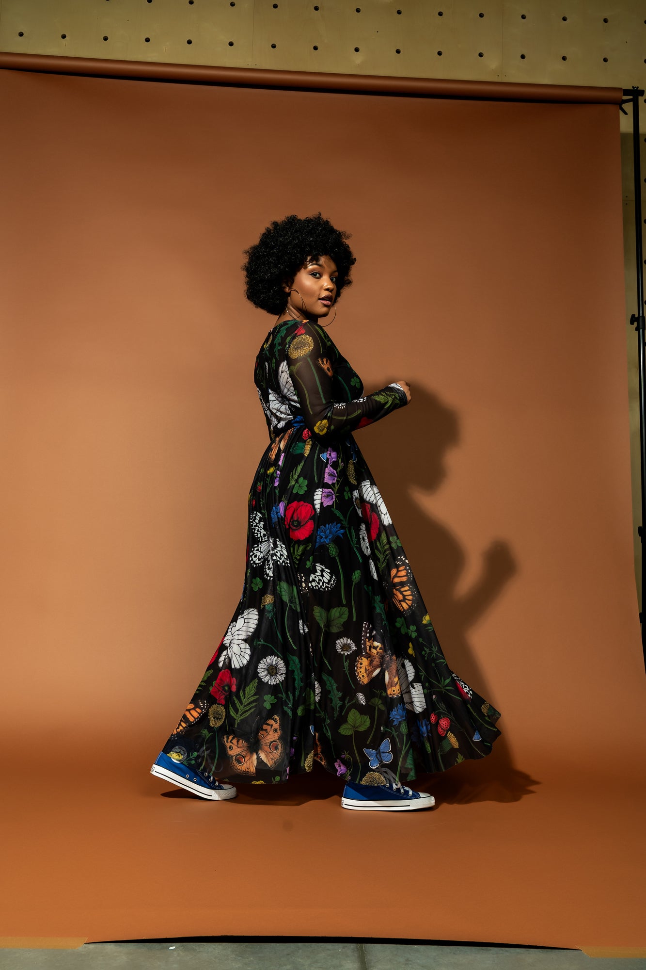 More You Mesh Maxi Dress in Folklore Florals