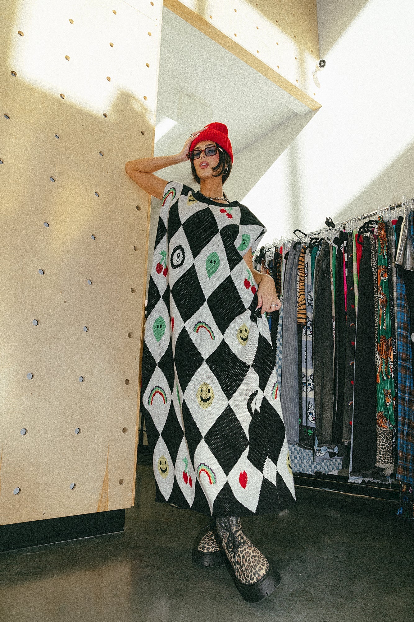 A Few of My Favorite Things Oversized Knit Maxi Dress - Dressed in Lala