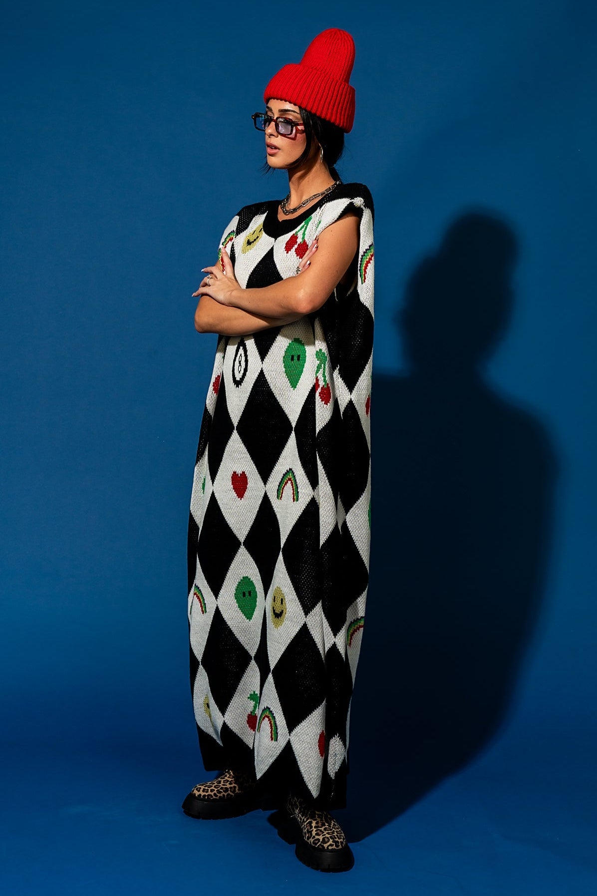 A Few of My Favorite Things Oversized Knit Maxi Dress - Dressed in Lala