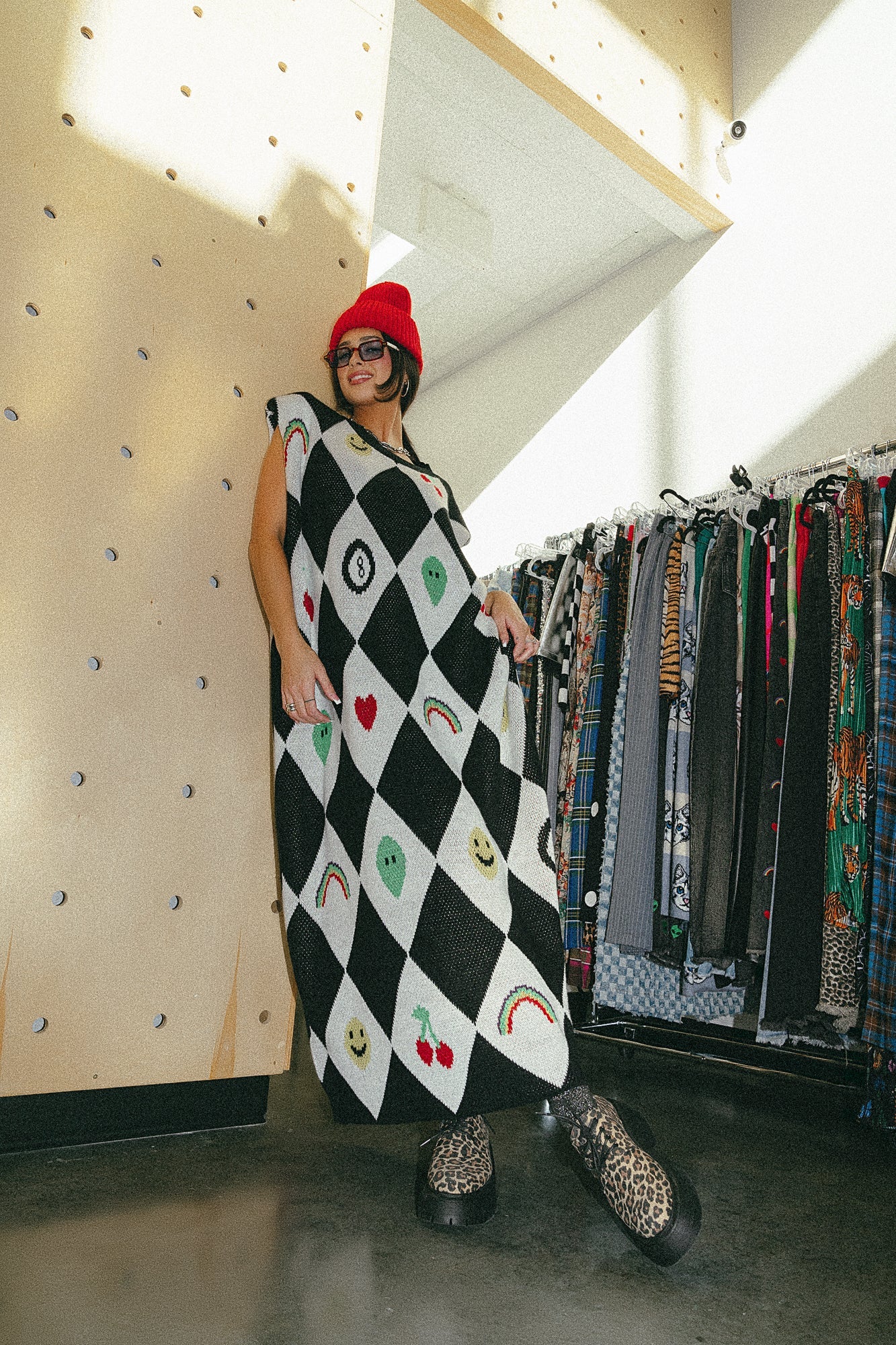 A Few of My Favorite Things Oversized Knit Maxi Dress - Dressed in Lala