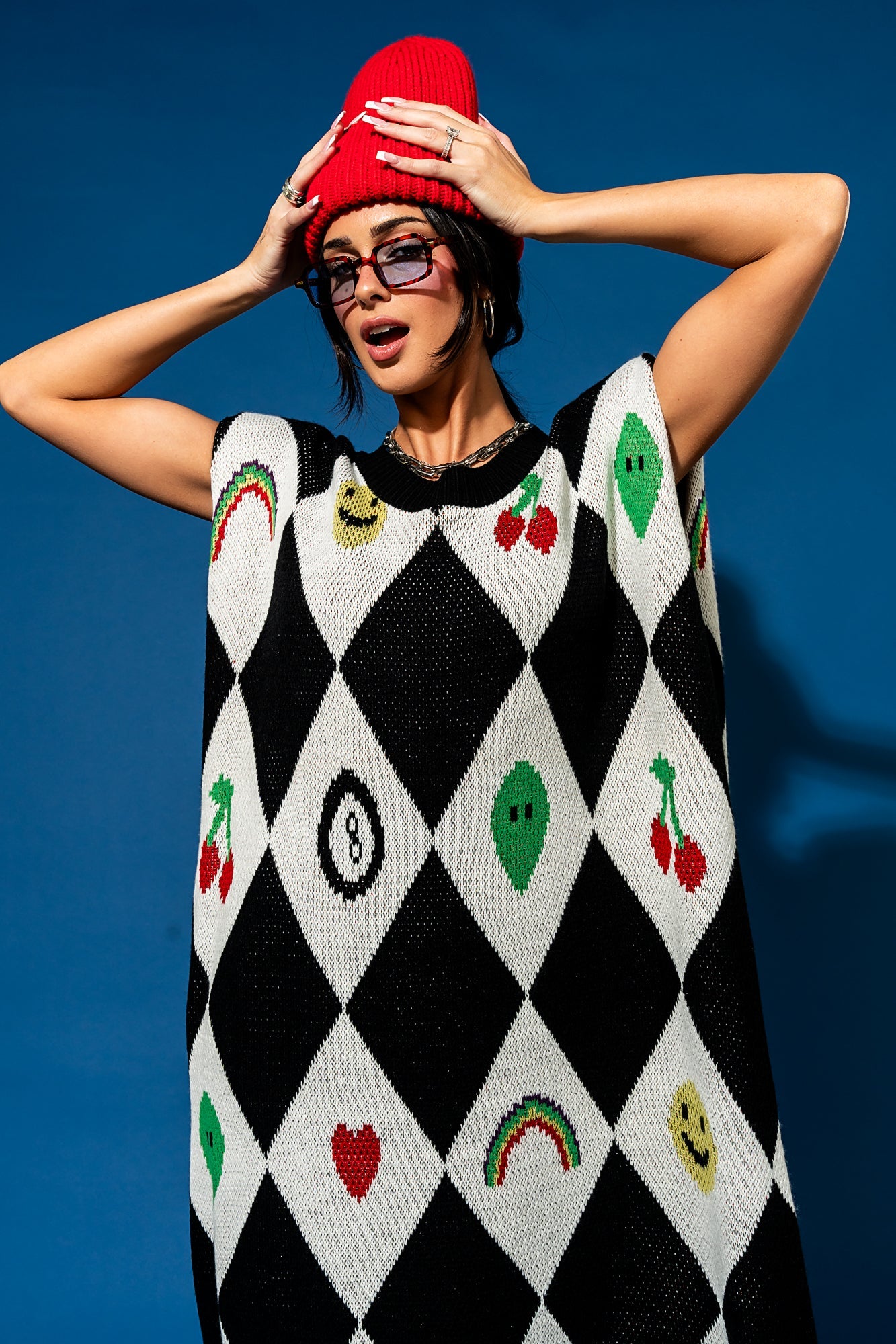 A Few of My Favorite Things Oversized Knit Maxi Dress - Dressed in Lala