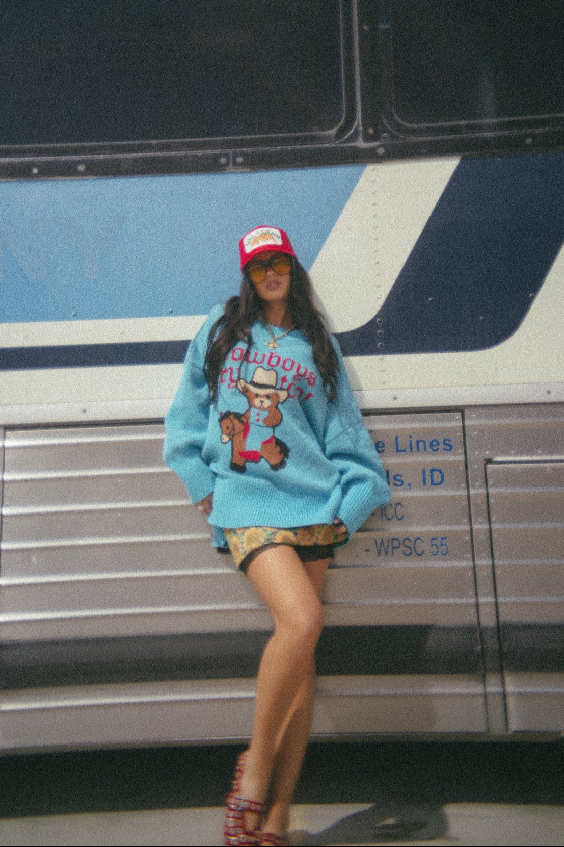 Ain't My First Rodeo Oversized Cotton - Blend Sweater - Dressed in Lala