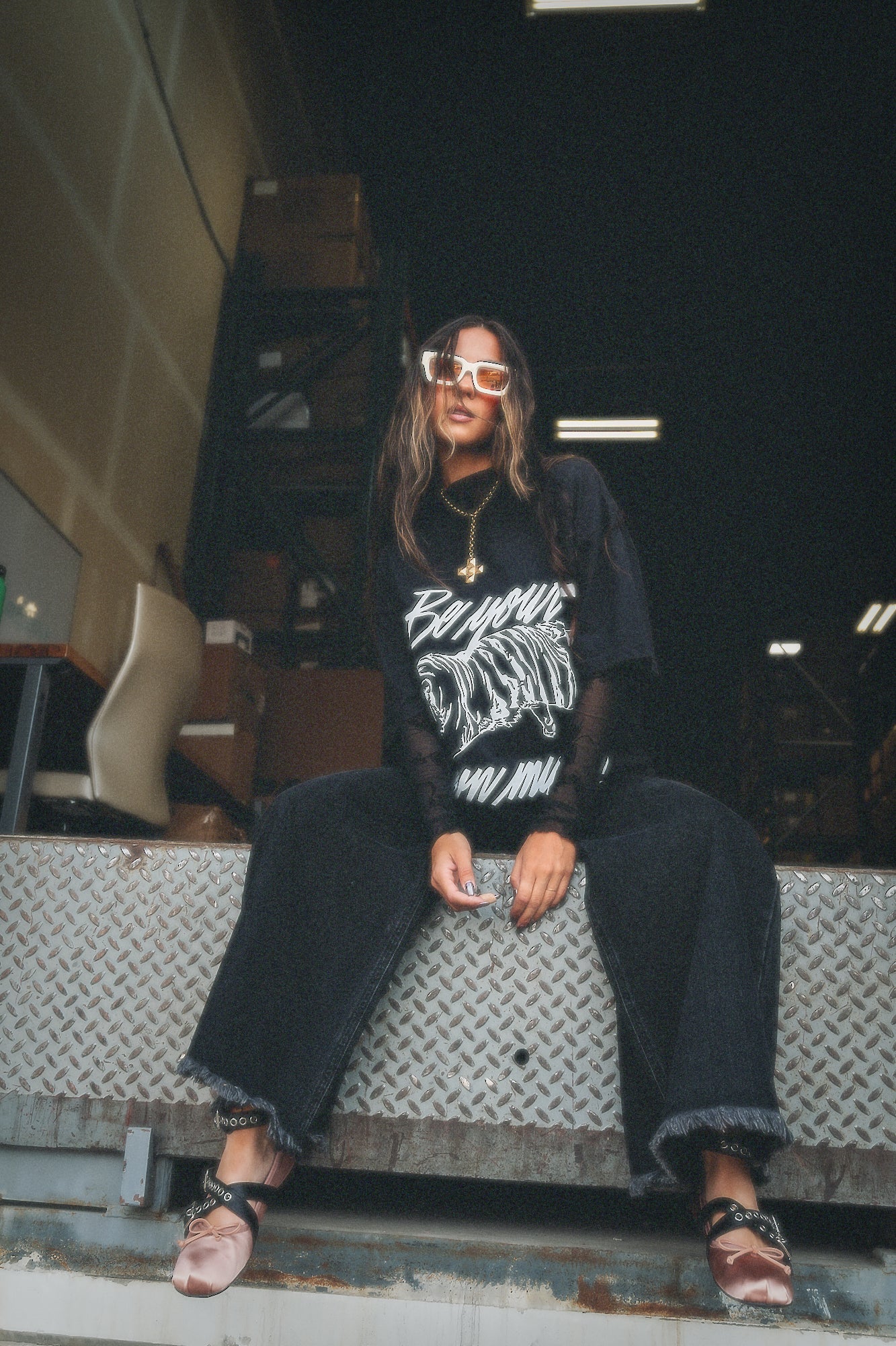 Be Your Own Muse Oversized Tiger Tee - Dressed in Lala
