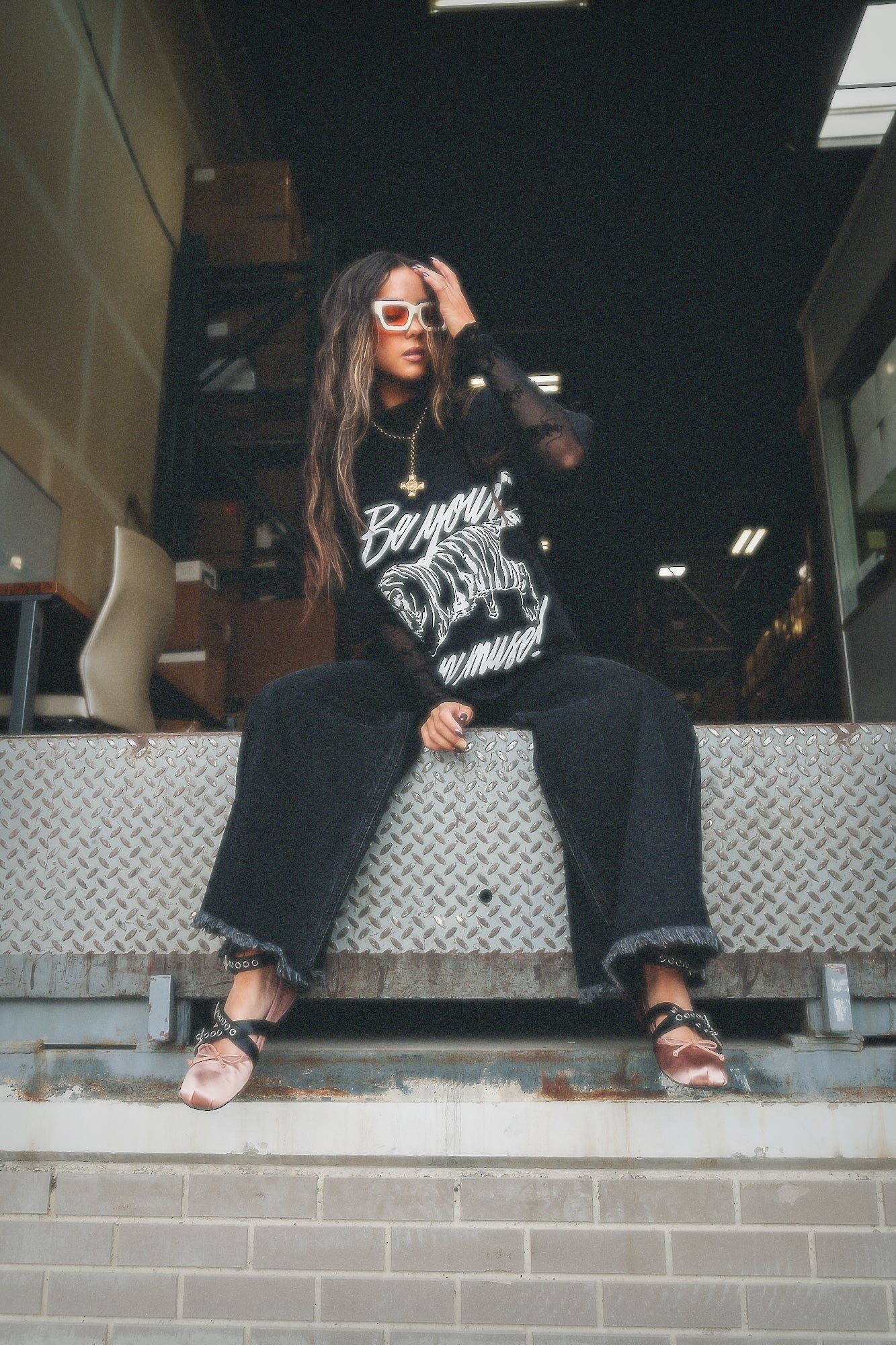 Be Your Own Muse Oversized Tiger Tee - Dressed in Lala