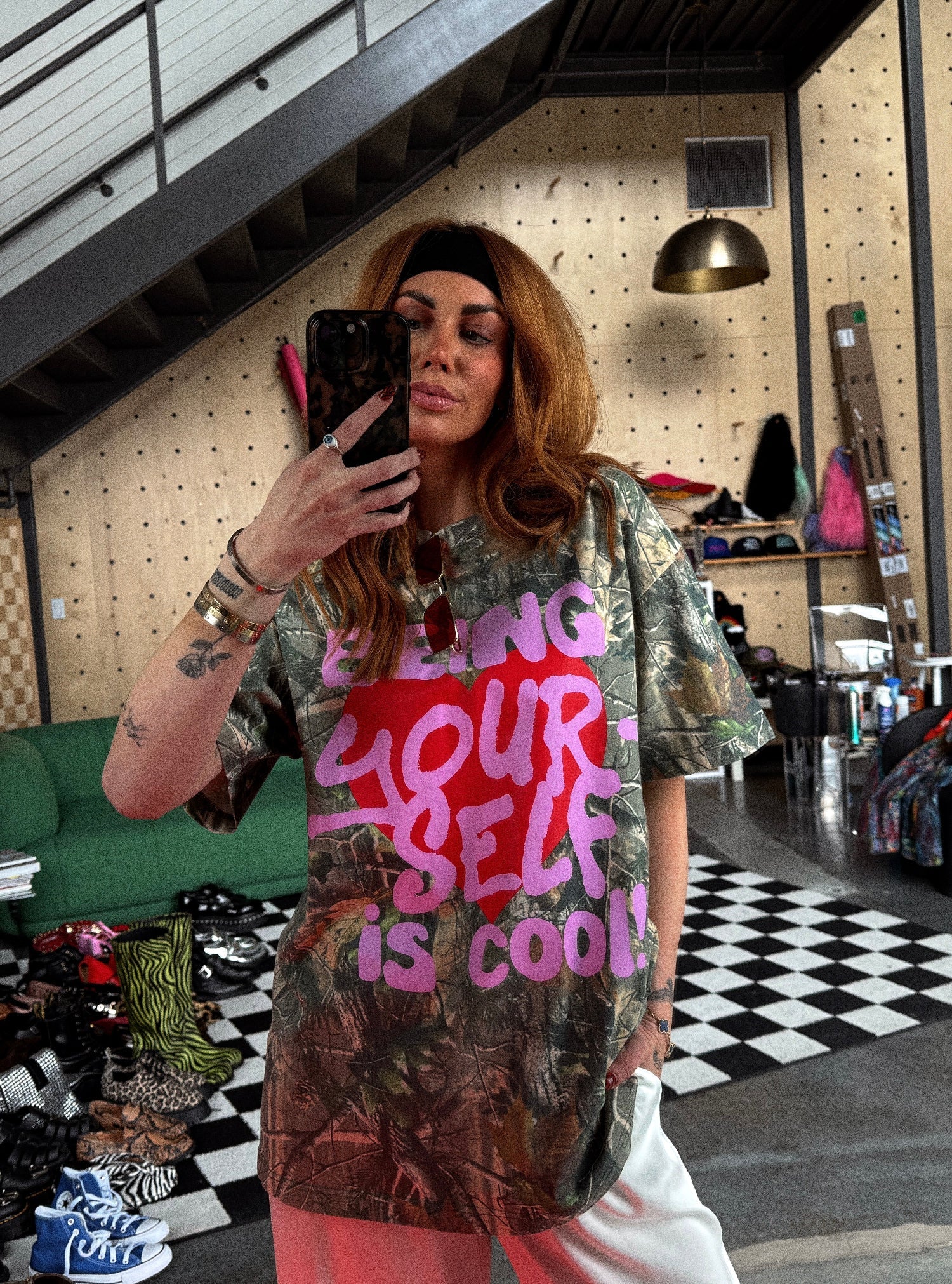 Being Yourself is Cool Real Tree Camo Tee - Dressed in Lala