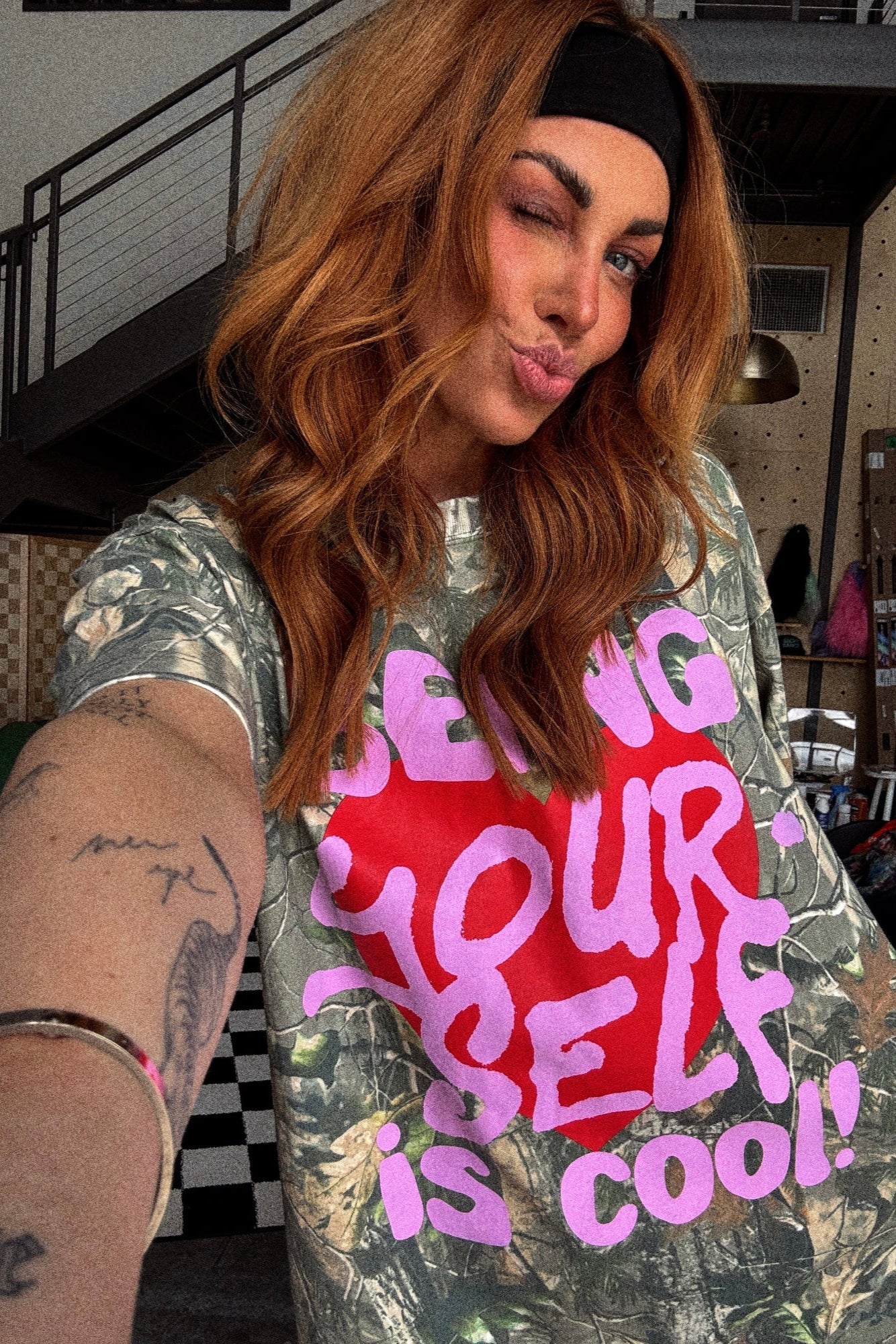 Being Yourself is Cool Real Tree Camo Tee - Dressed in Lala