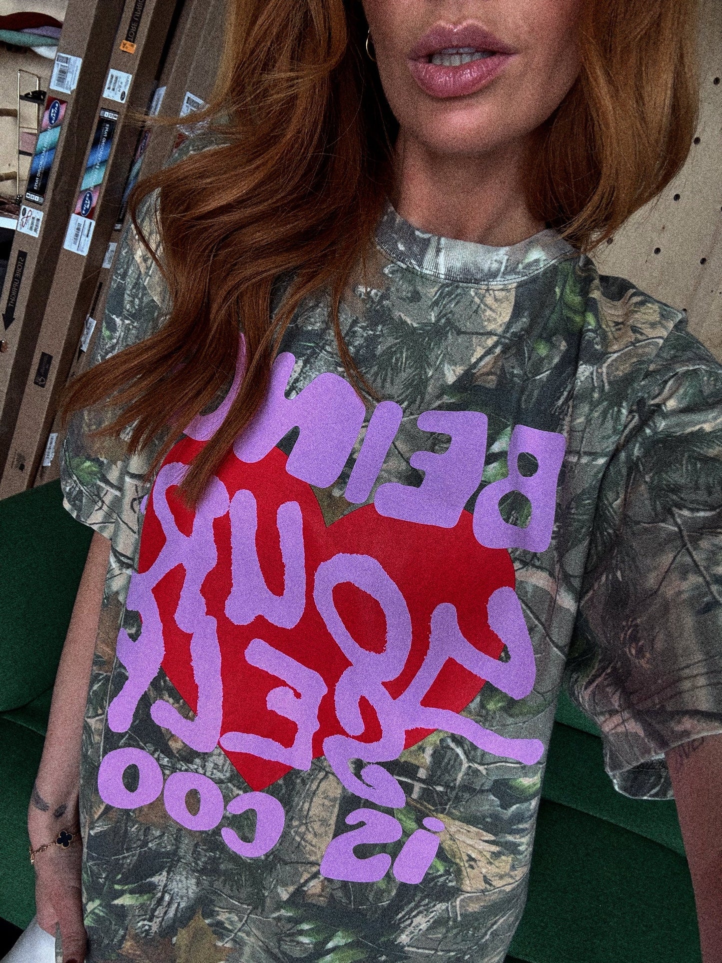Being Yourself is Cool Real Tree Camo Tee - Dressed in Lala