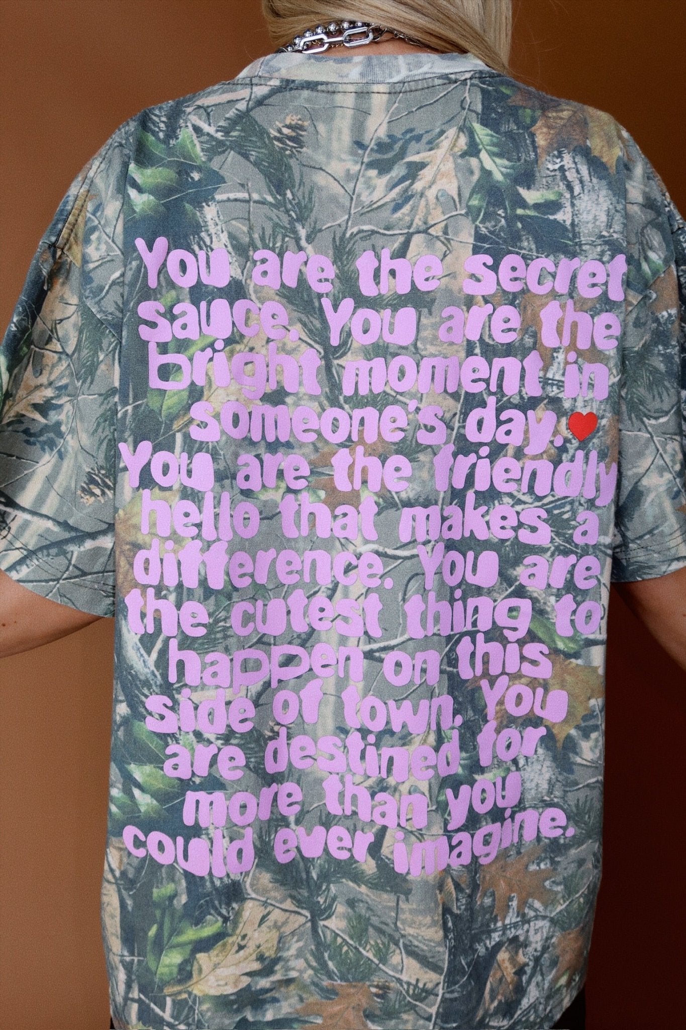 Being Yourself is Cool Real Tree Camo Tee - Dressed in Lala