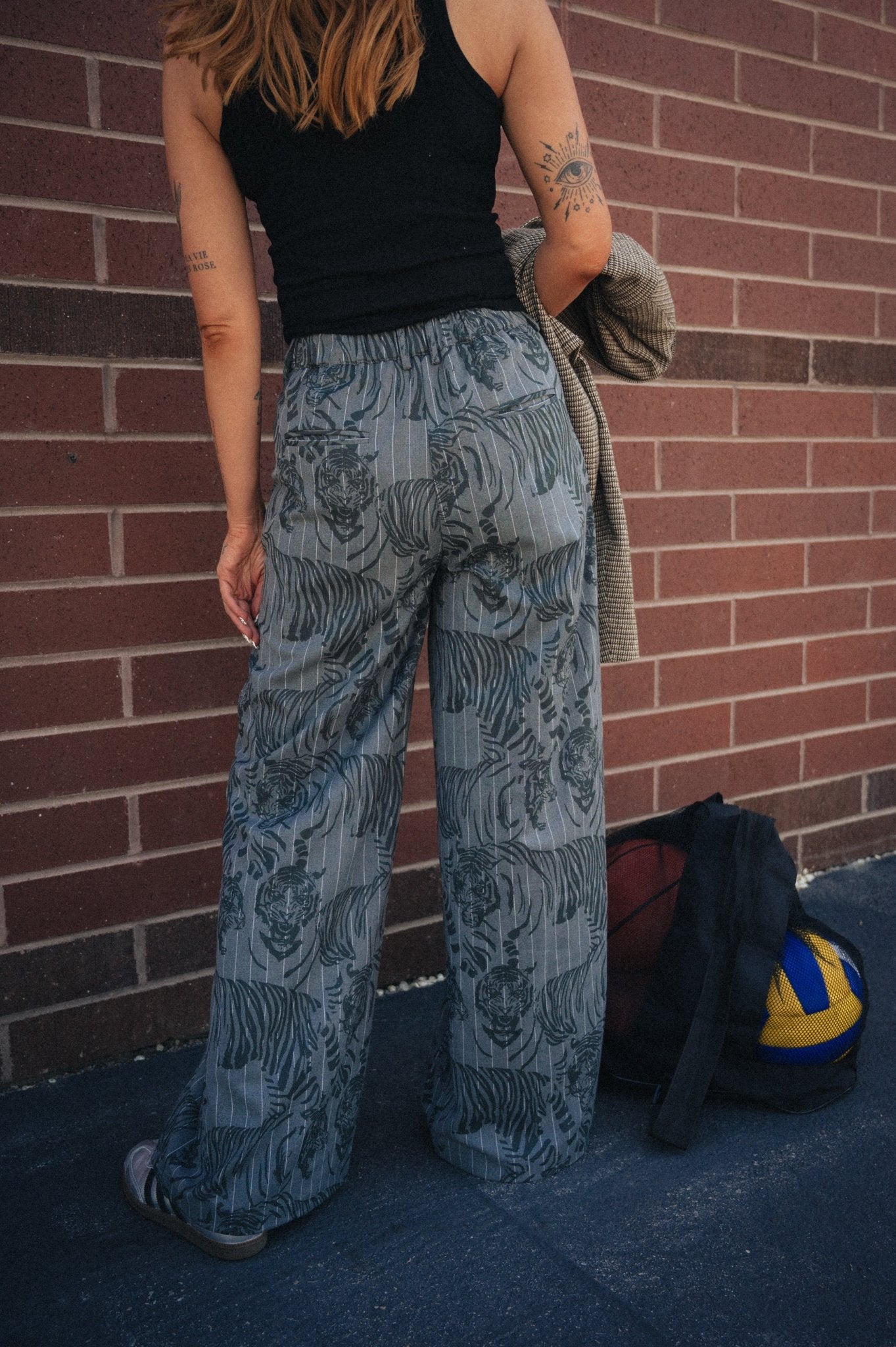 Big Cat Pinstripe Trousers - Dressed in Lala