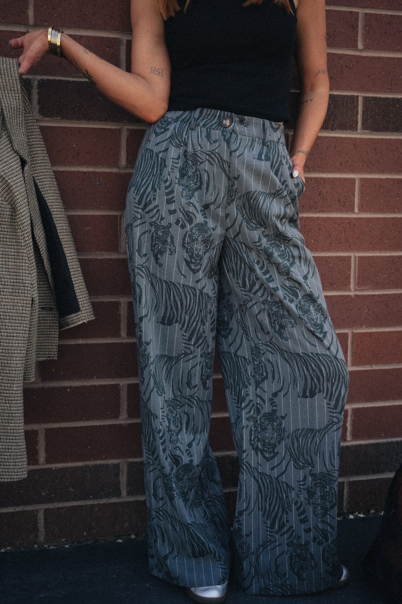 Big Cat Pinstripe Trousers - Dressed in Lala