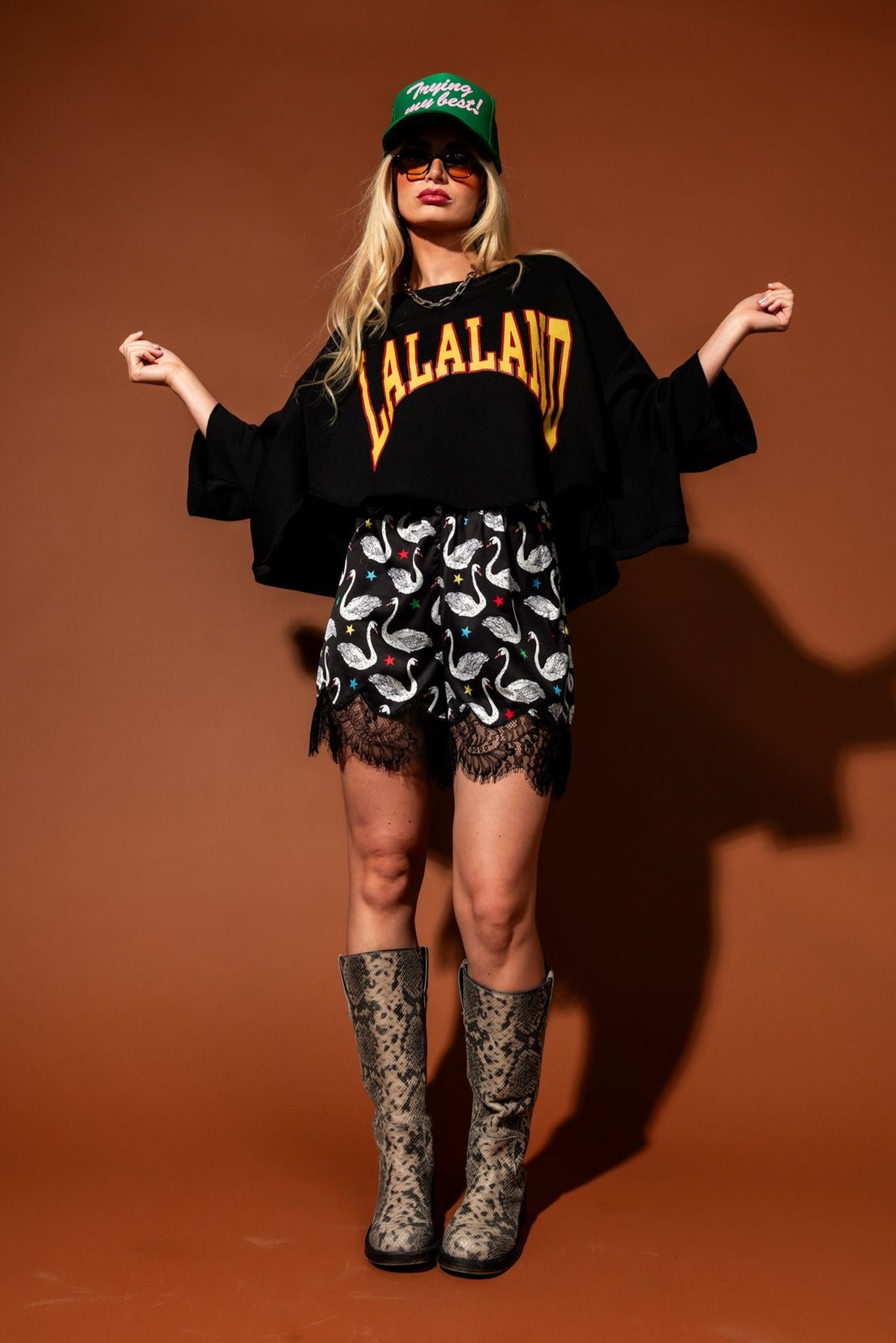 Black Swan Superstar Satin Bloomers - Dressed in Lala