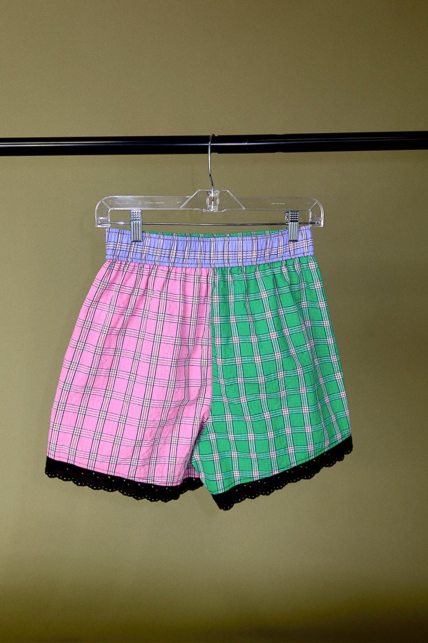 Candy Shop Patchwork Seersucker Boxer Shorts - Dressed in Lala
