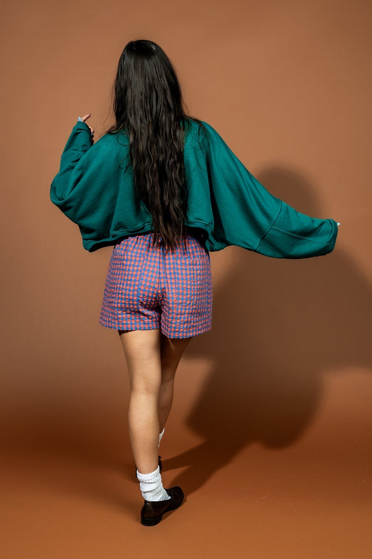 Don’t Call Me Kitty Seersucker Gingham Boxer Shorts - Dressed in Lala