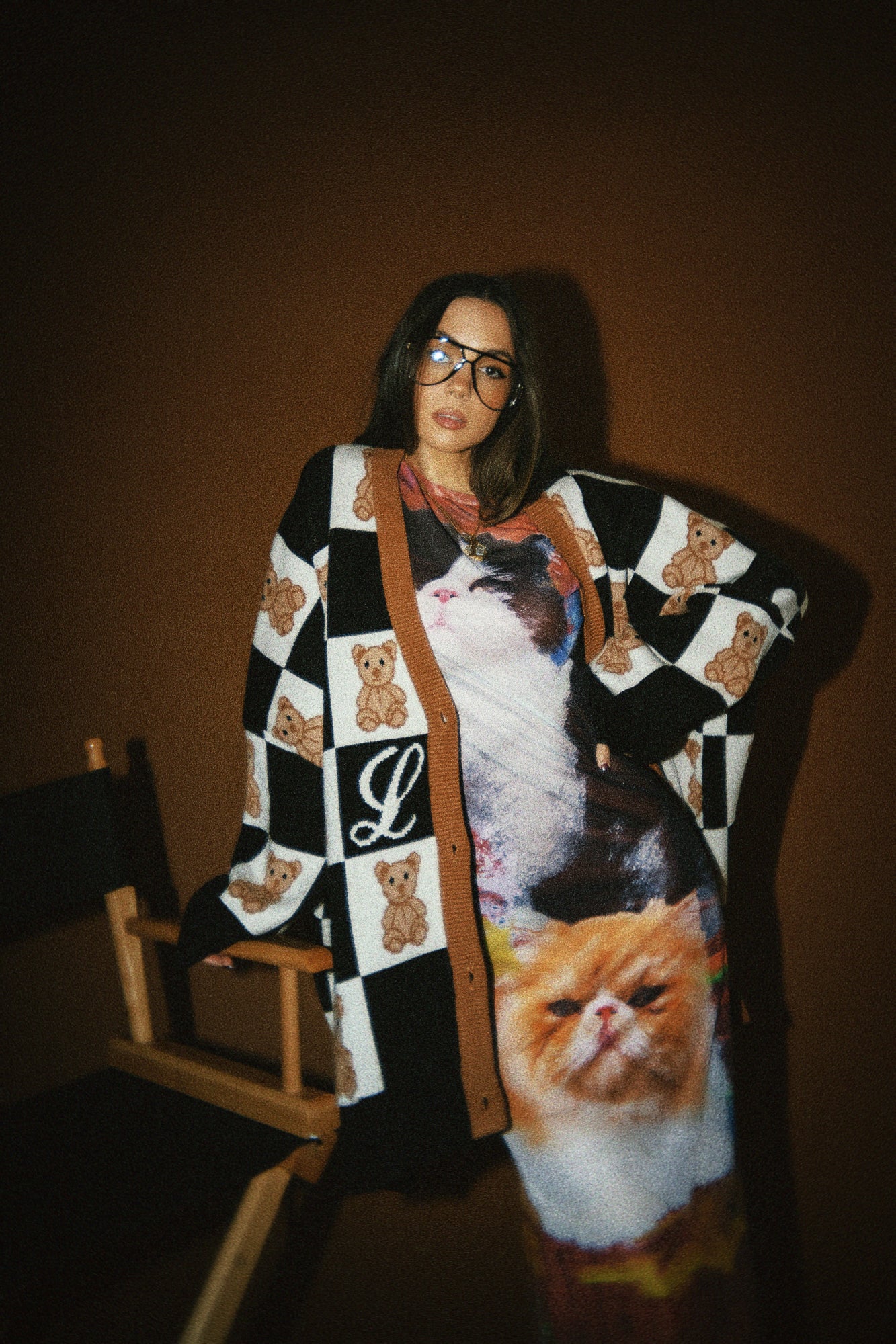 dressed in lala oversized cardigan Wild Weirdo Oversized Cardigan 2XL/3XL