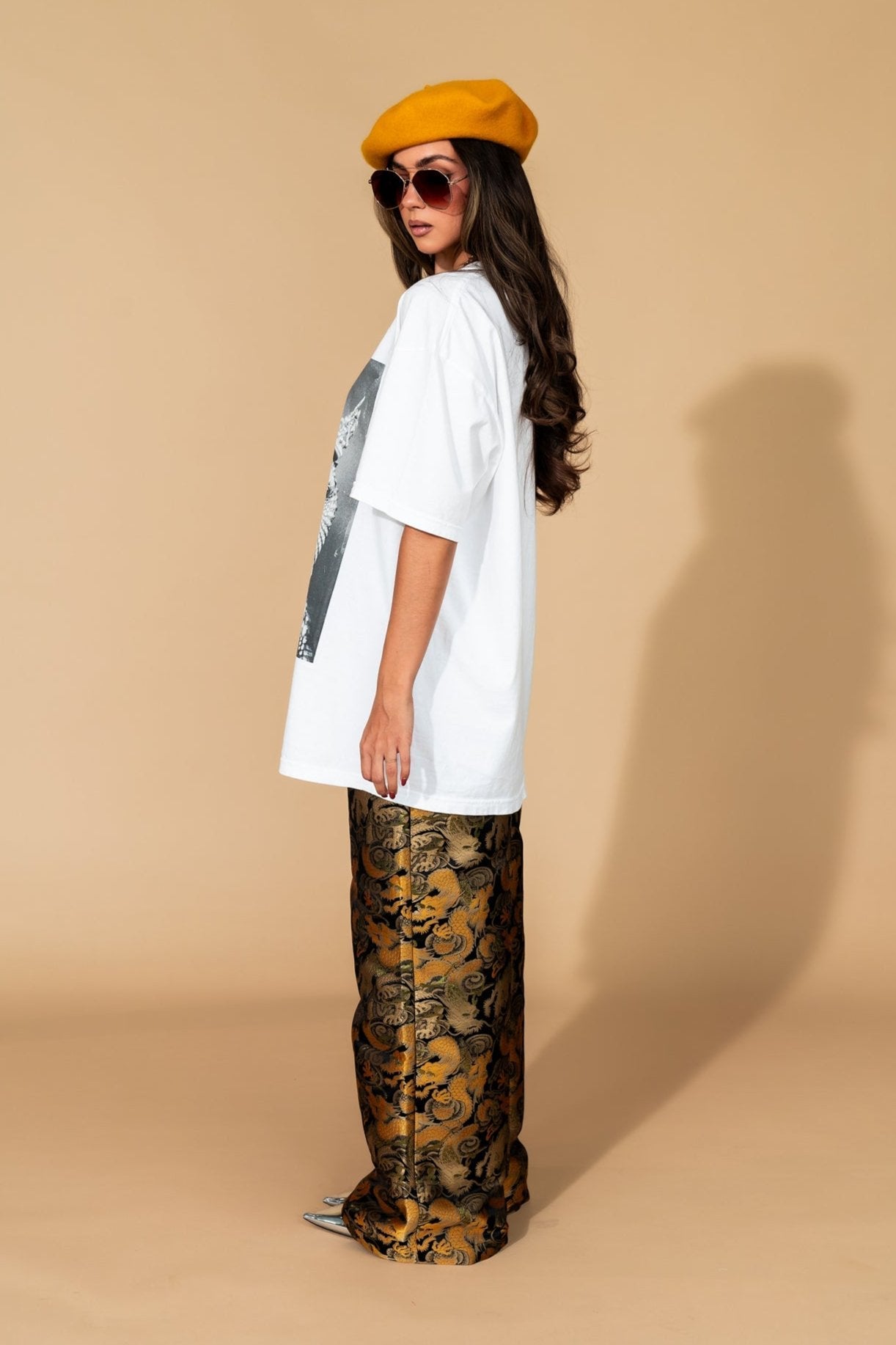 Don't Let Your Crown Slip Oversized Crocodile Tee - Dressed in Lala