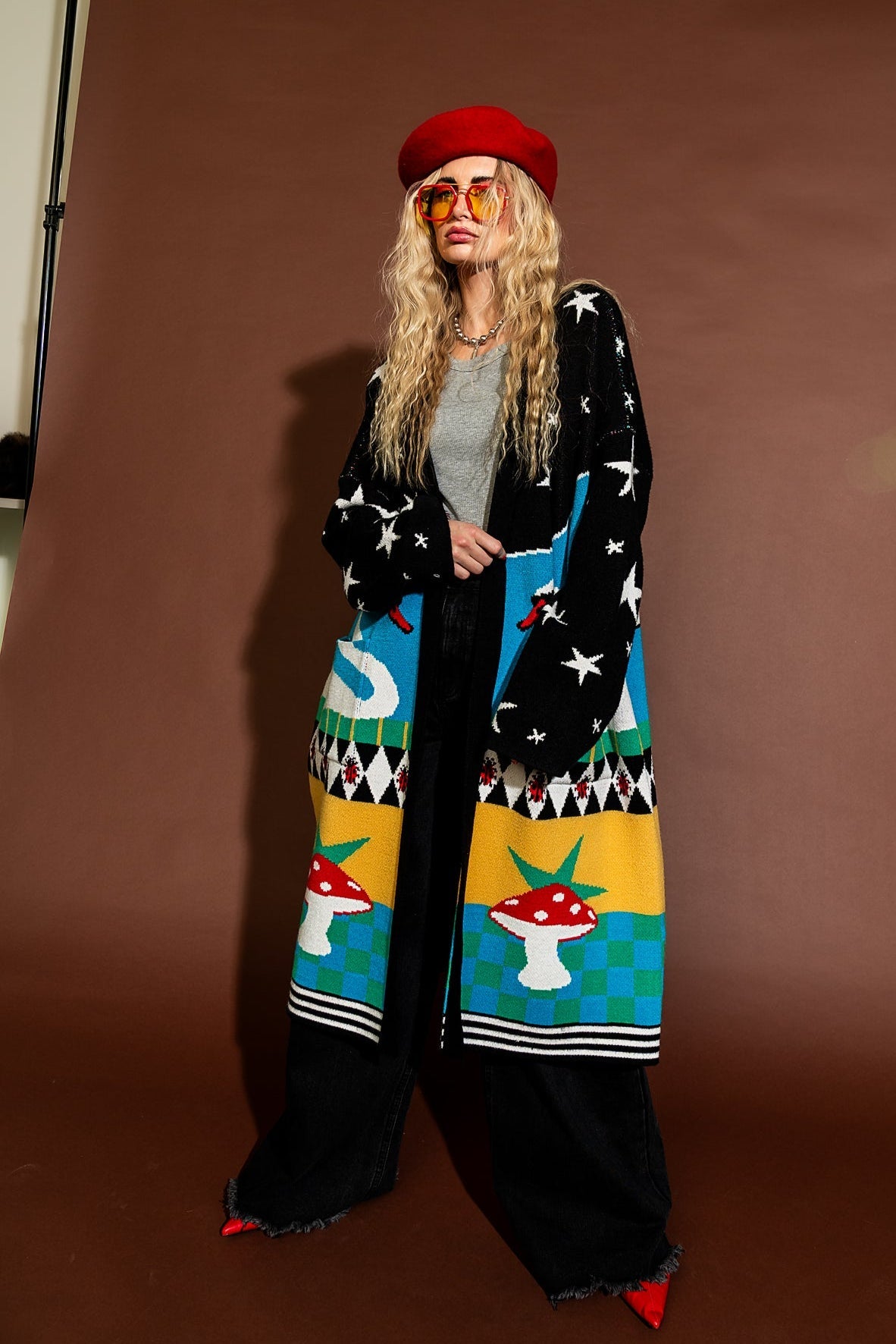 Dreamland Longline Blanket Cardigan - Dressed in Lala
