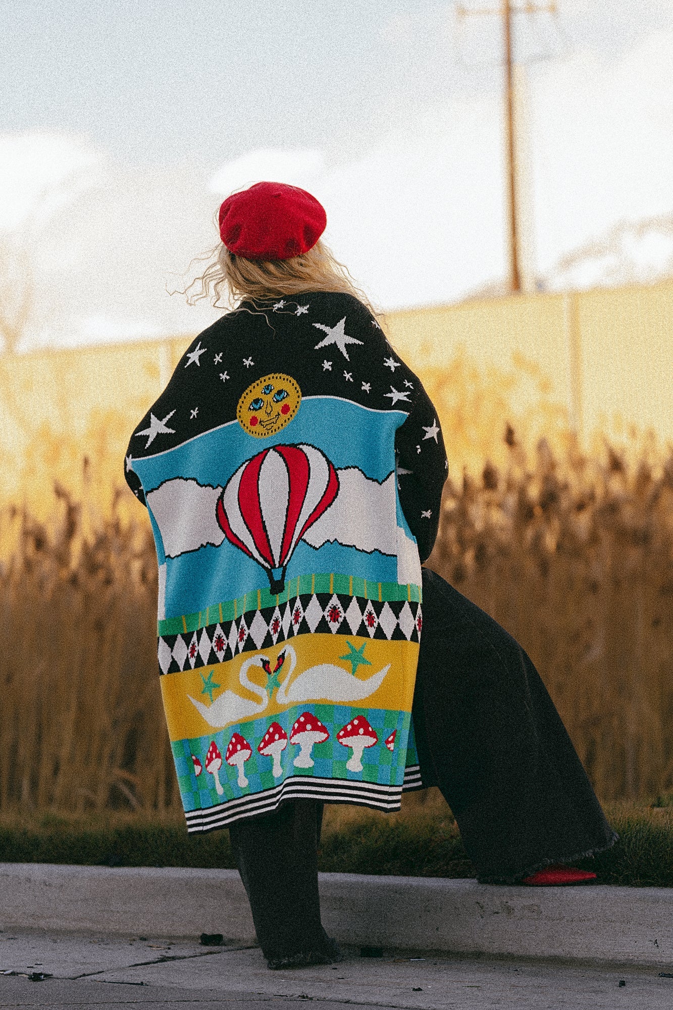 Dreamland Longline Blanket Cardigan - Dressed in Lala