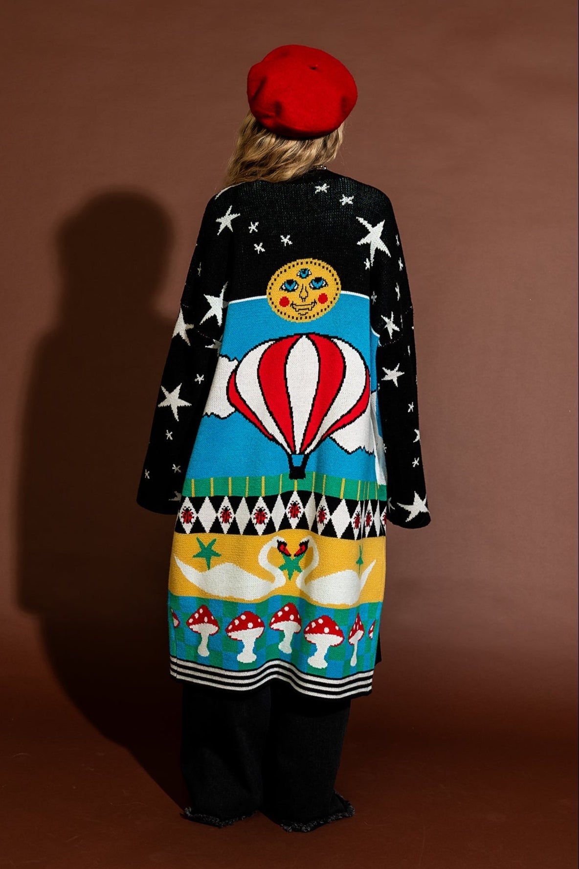 Dreamland Longline Blanket Cardigan - Dressed in Lala