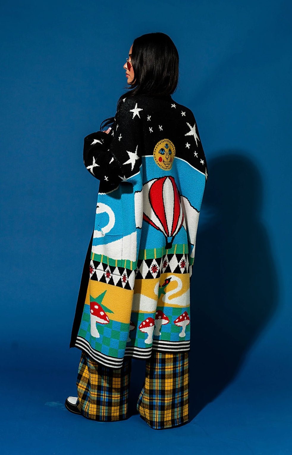 Dreamland Longline Blanket Cardigan - Dressed in Lala