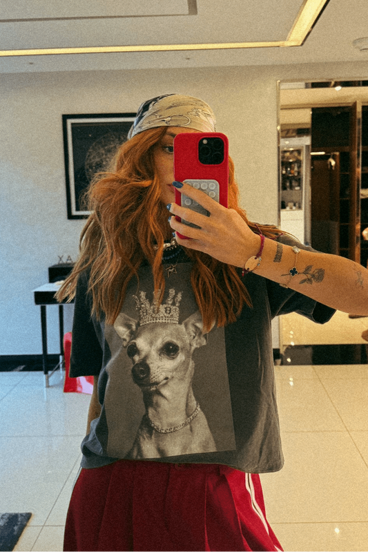 Fake it Til You Make It Chihuahua Boxy Tee - Dressed in Lala