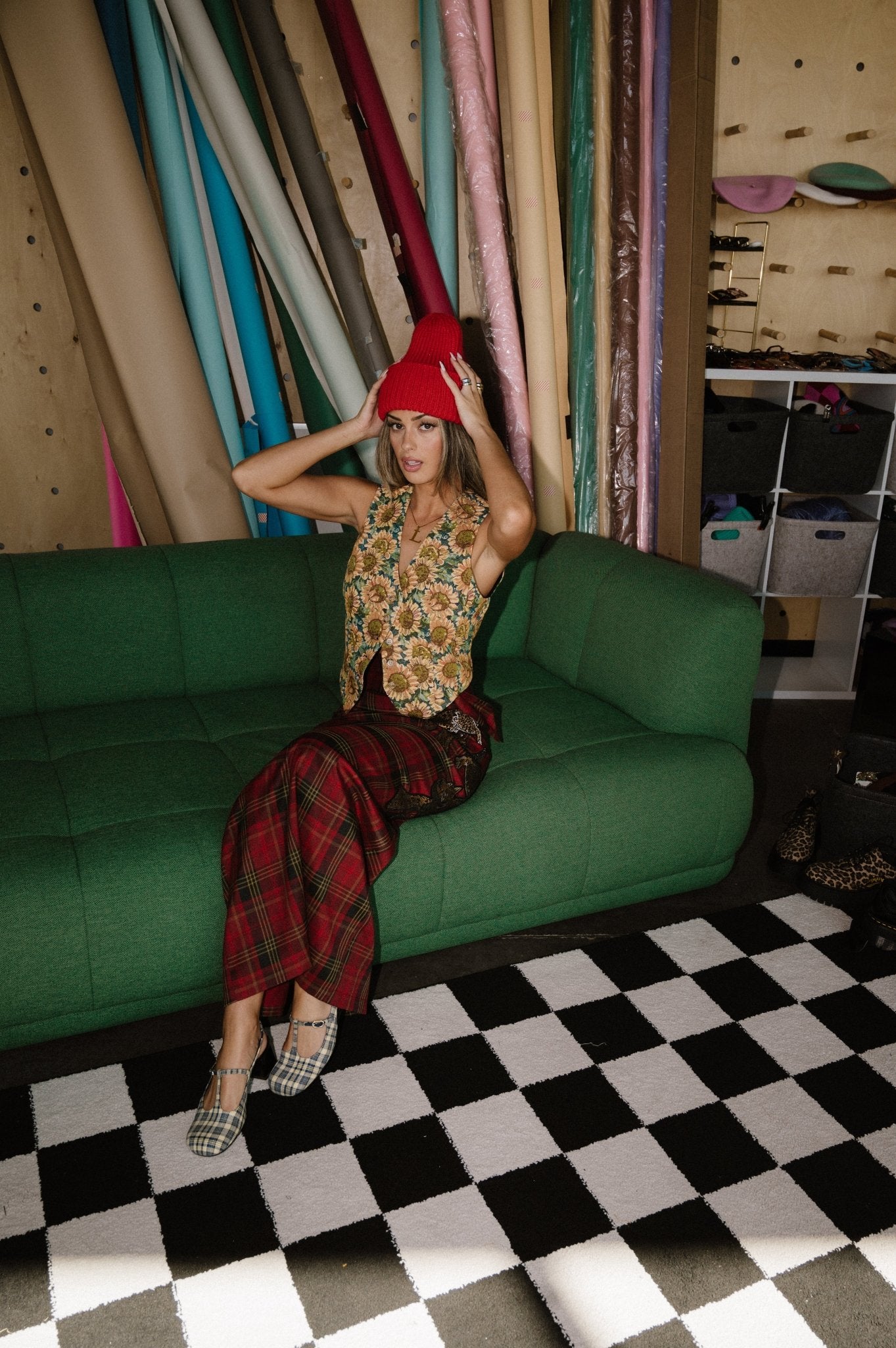 Feels Like Sunshine Jacquard Waistcoat Vest - Dressed in Lala