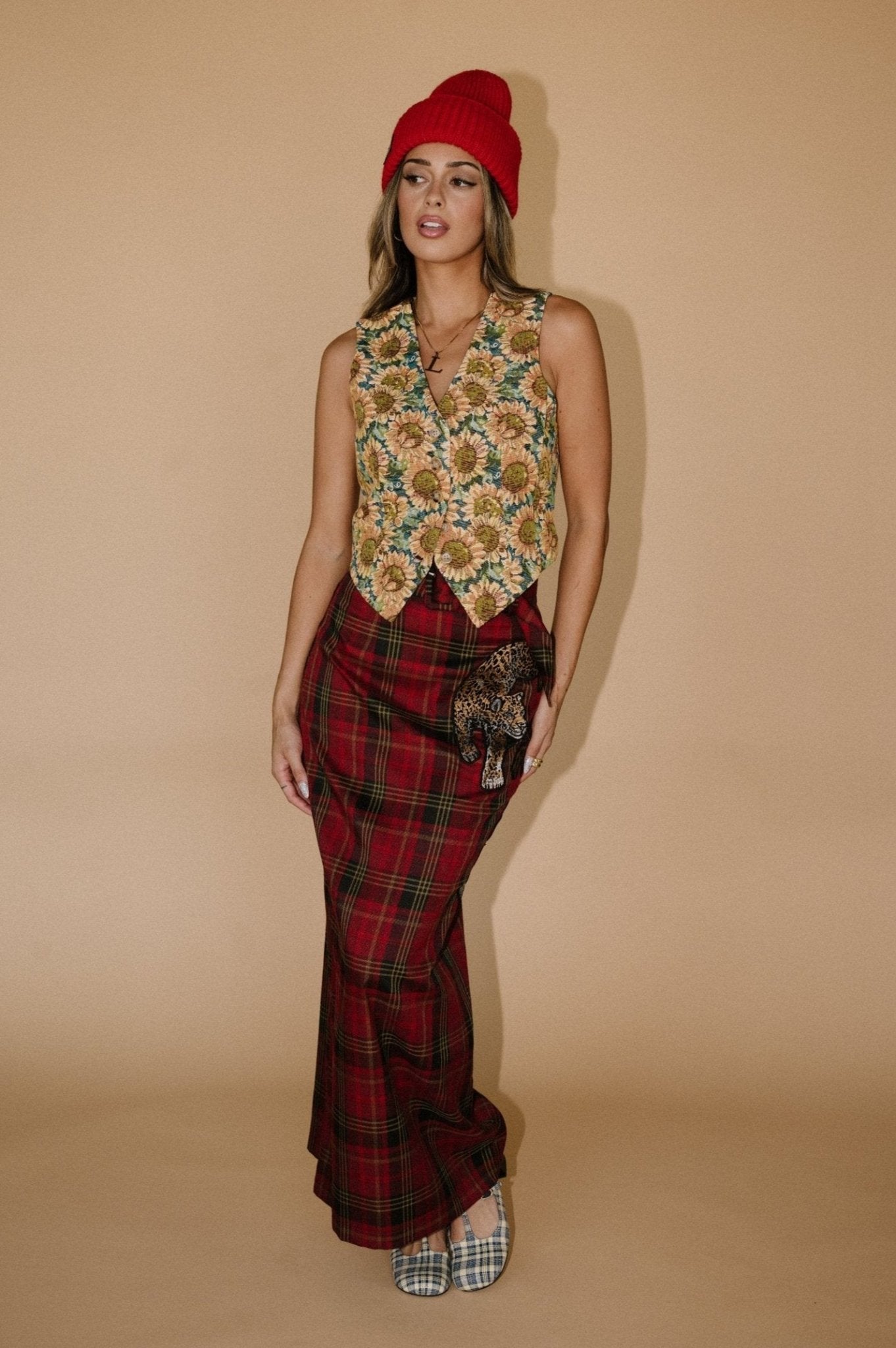 Feels Like Sunshine Jacquard Waistcoat Vest - Dressed in Lala