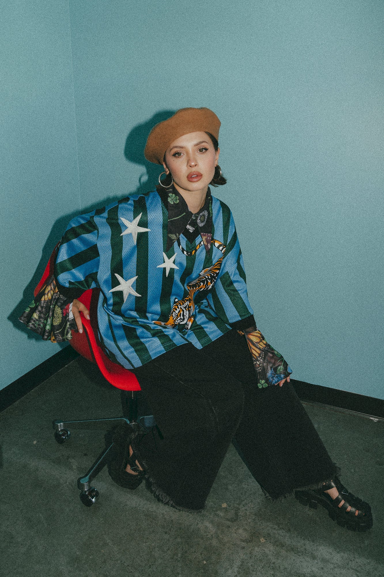Fortune Favors the Fierce Tiger Jersey - Dressed in Lala
