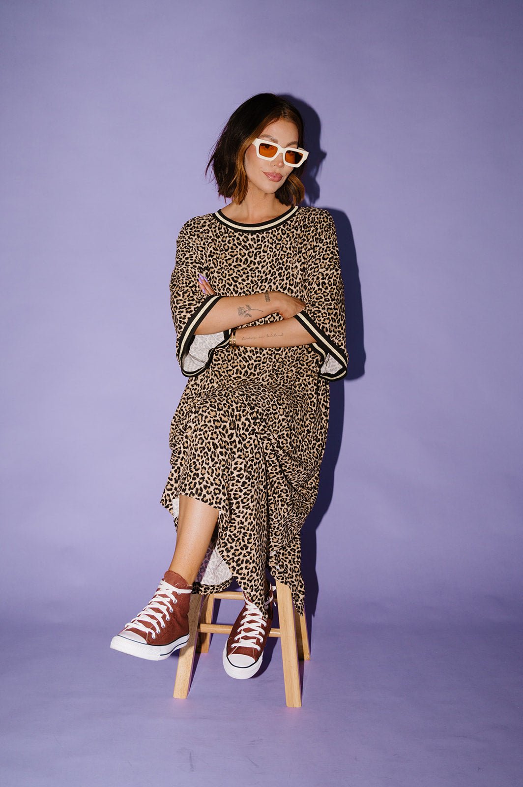 Frankie Dress in O.G. Leopard - Dressed in Lala