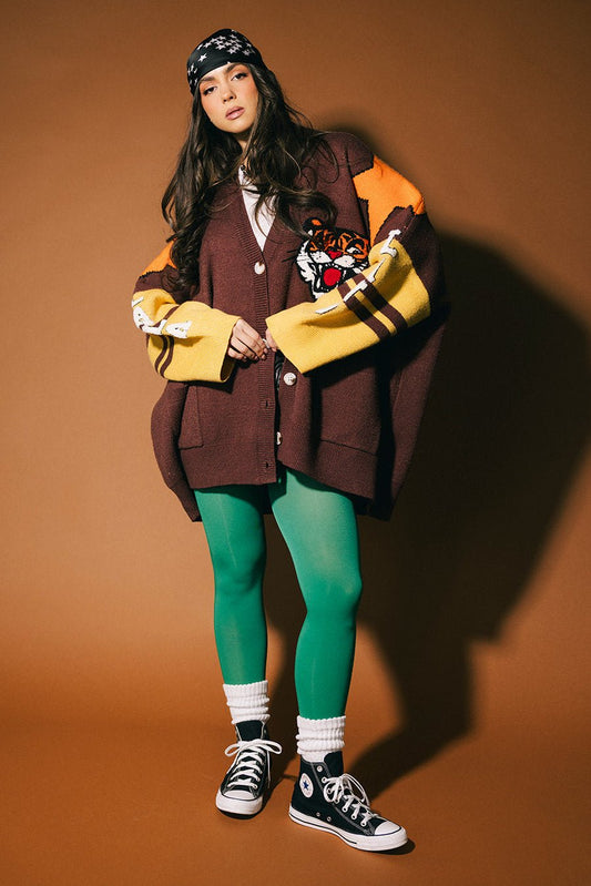 Go Get Em Tiger Varsity Cardigan - Dressed in Lala