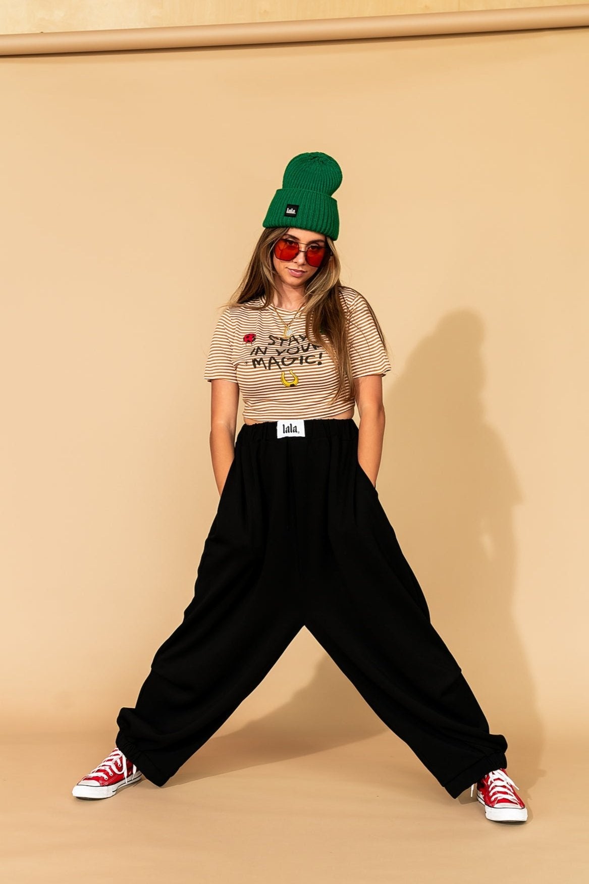 Gotta Go Barrel Leg Harem Joggers - Dressed in Lala