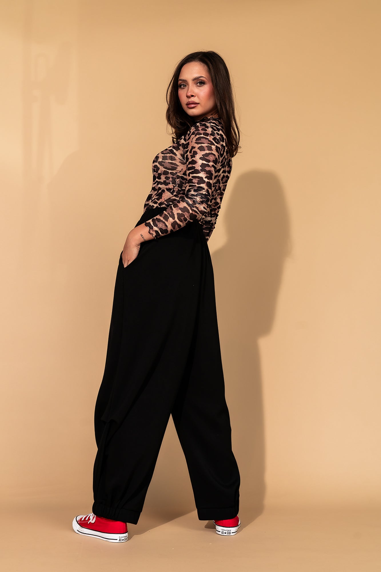 Gotta Go Barrel Leg Harem Joggers - Dressed in Lala