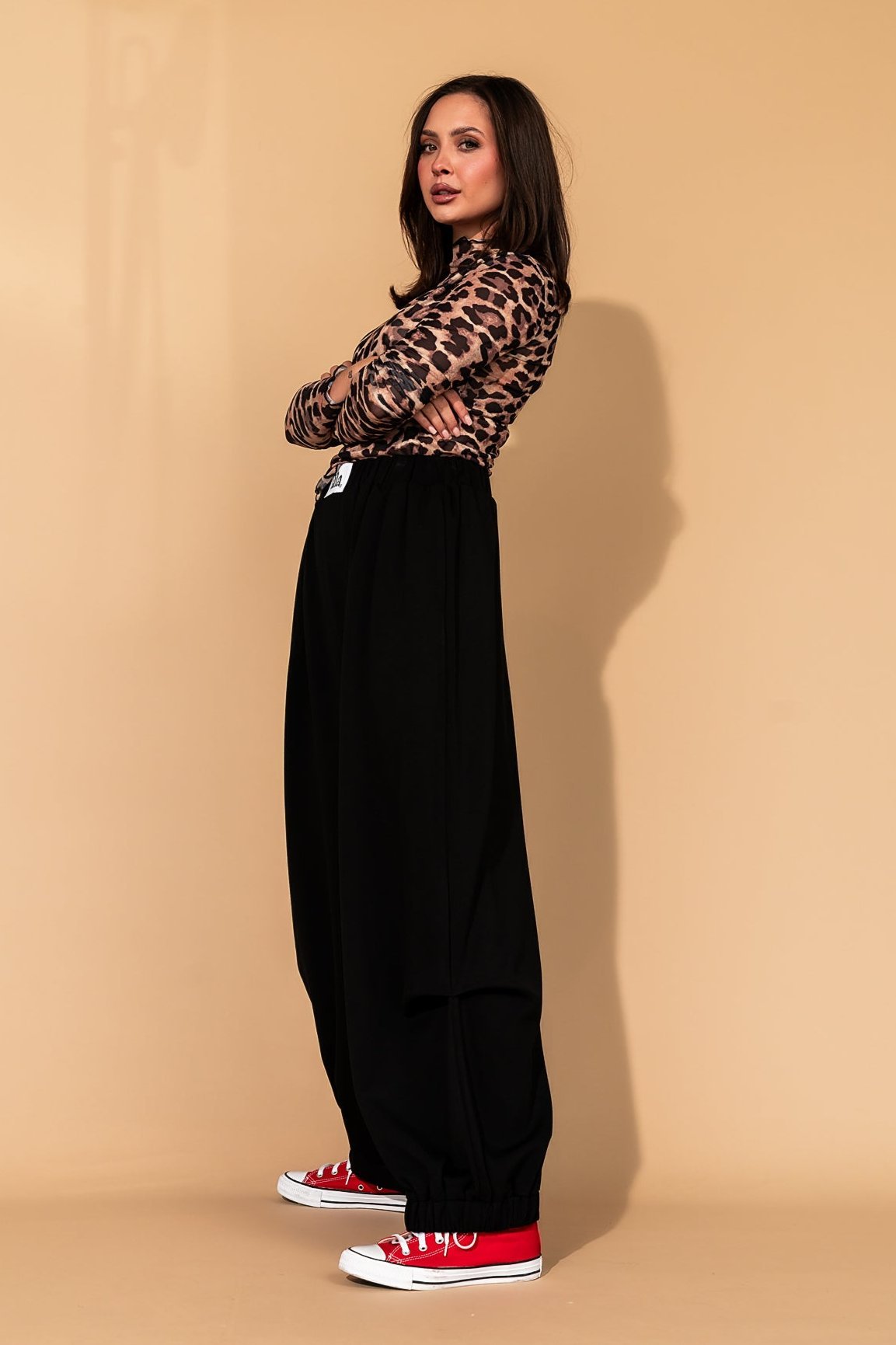 Gotta Go Barrel Leg Harem Joggers - Dressed in Lala