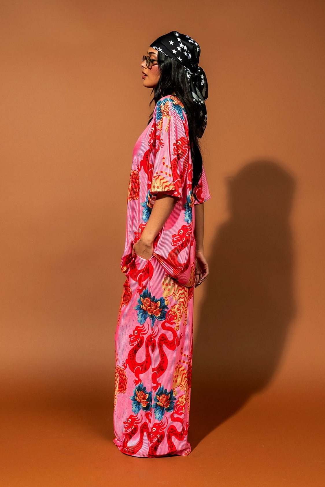 Grunge Girl Plisse Set in Year of the Dragon - Dressed in Lala