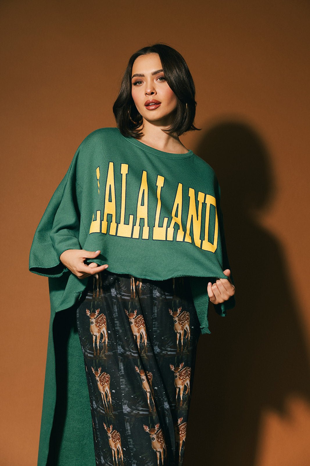 Grunge Glory Hi - Lo Lalaland Sweatshirt - Dressed in Lala