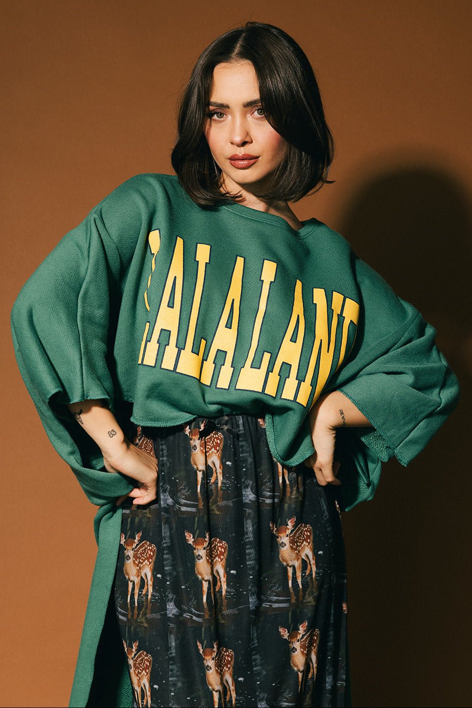 Grunge Glory Hi - Lo Lalaland Sweatshirt - Dressed in Lala
