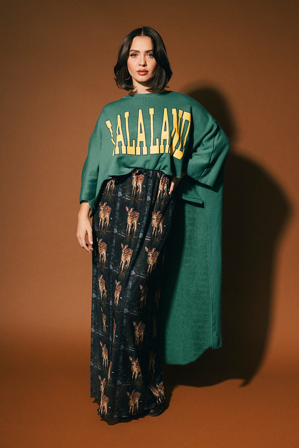 Grunge Glory Hi - Lo Lalaland Sweatshirt - Dressed in Lala