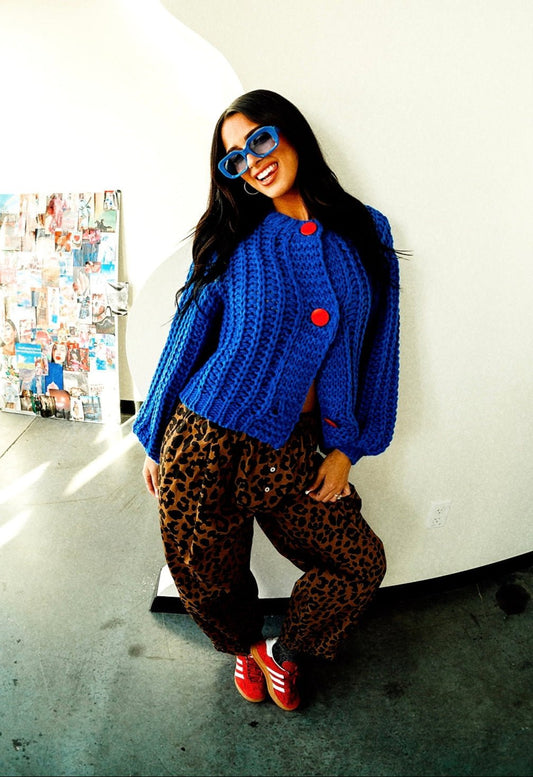 Happy Chance Barrel Leg Boxer Pants - Dressed in Lala