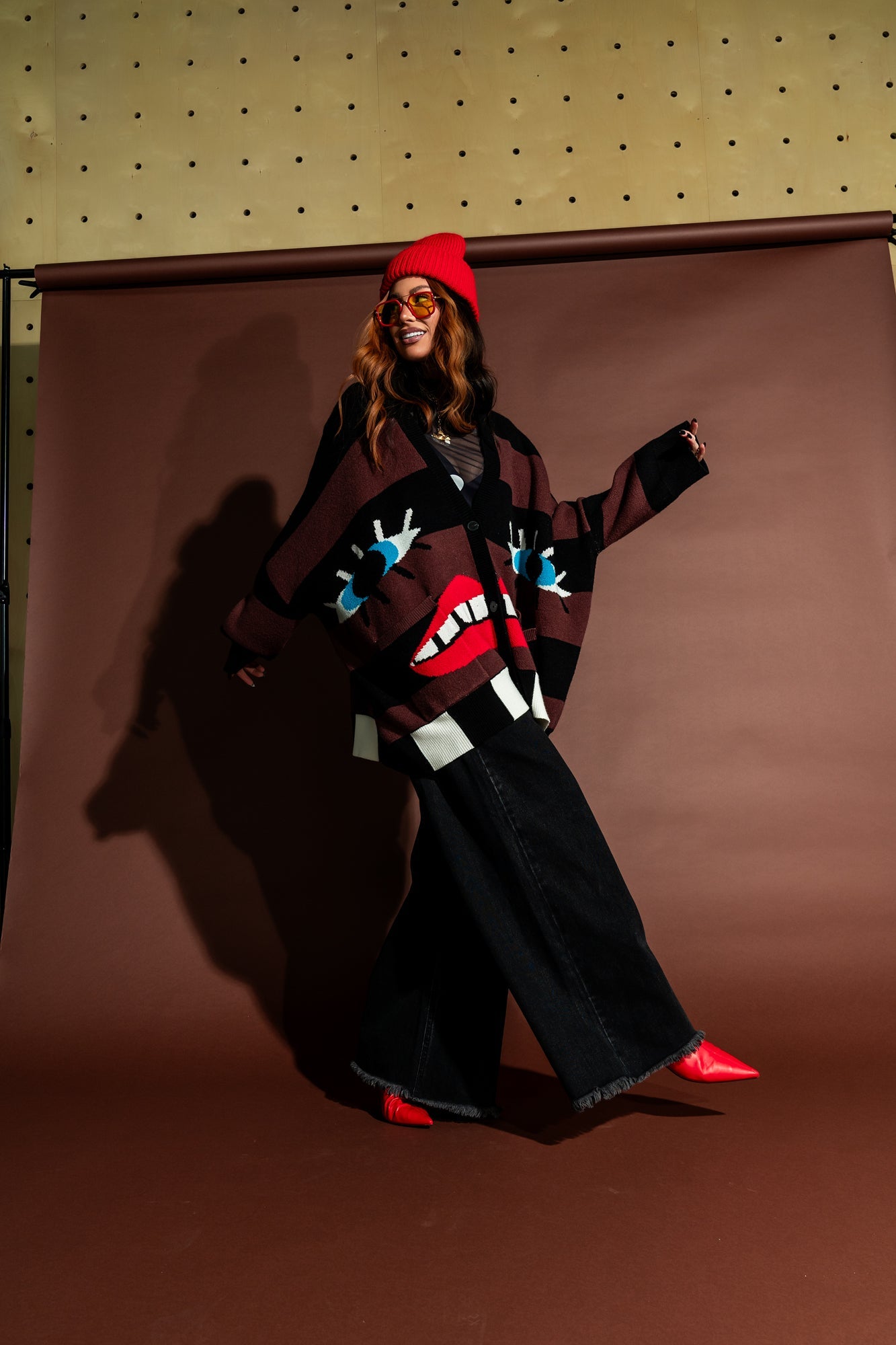 Here's To The Weirdos Oversized Cardigan - Dressed in Lala