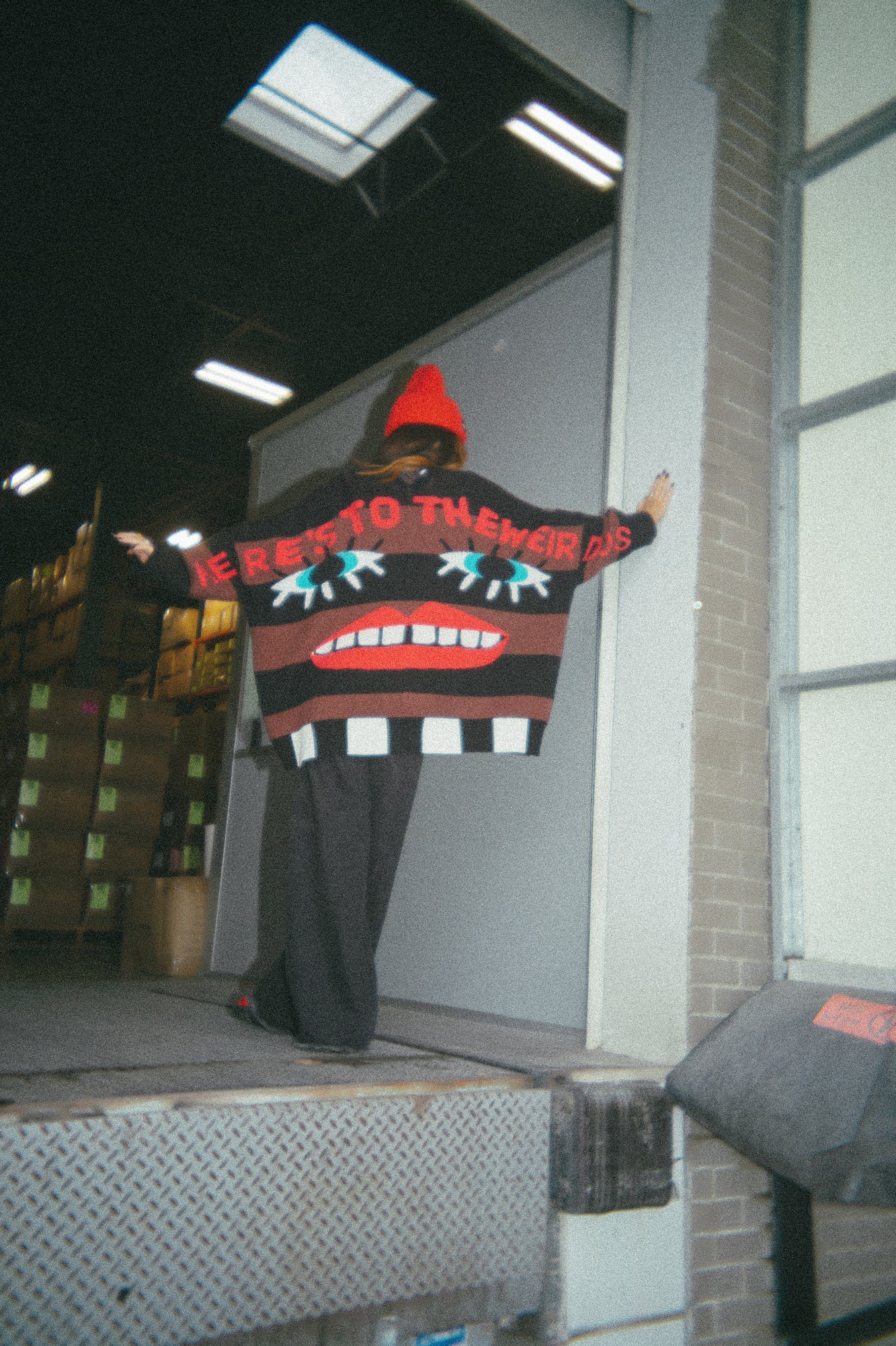 Here's To The Weirdos Oversized Cardigan - Dressed in Lala