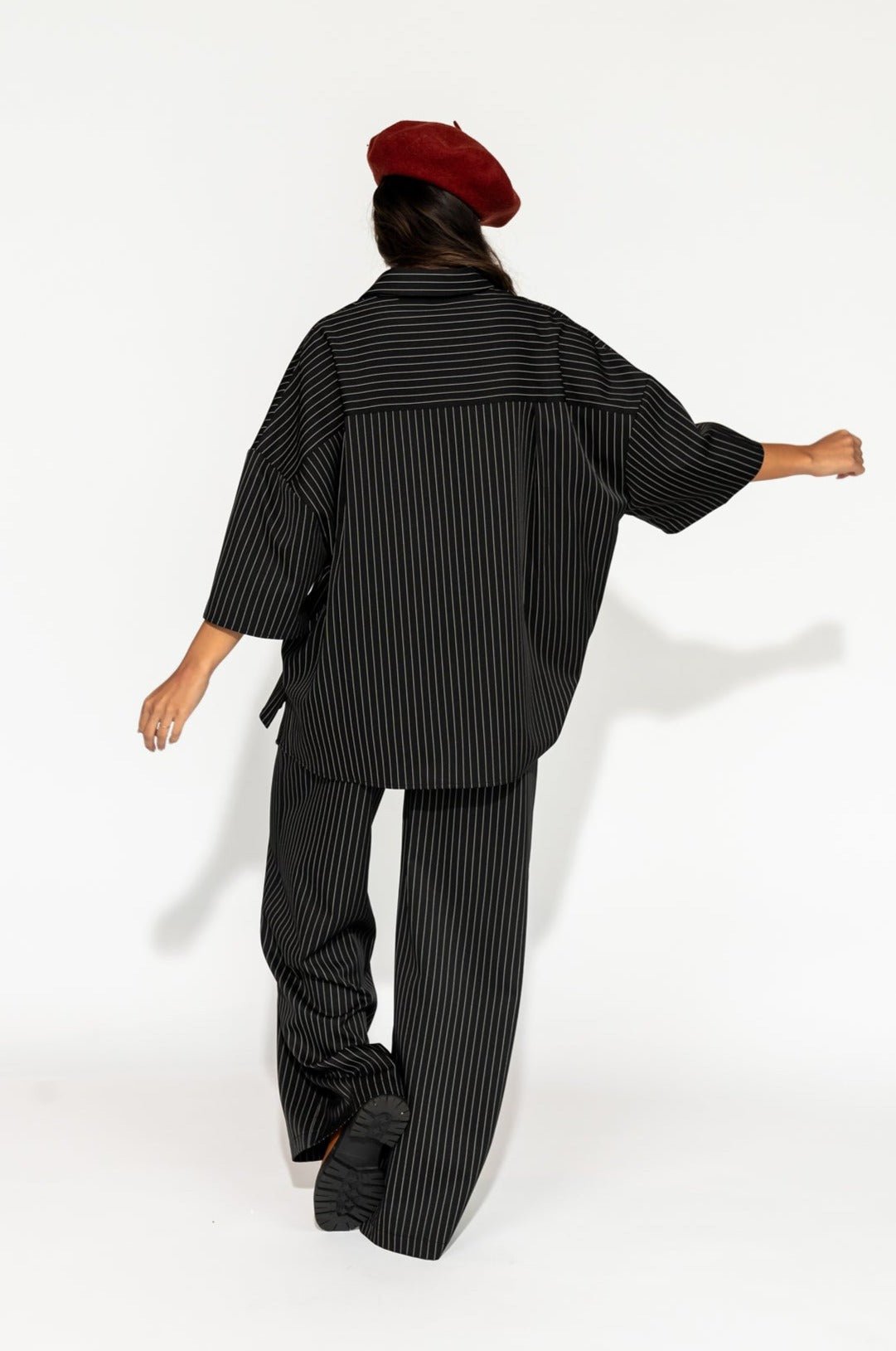Hi I'm a Weirdo Oversized Work Shirt - Dressed in Lala
