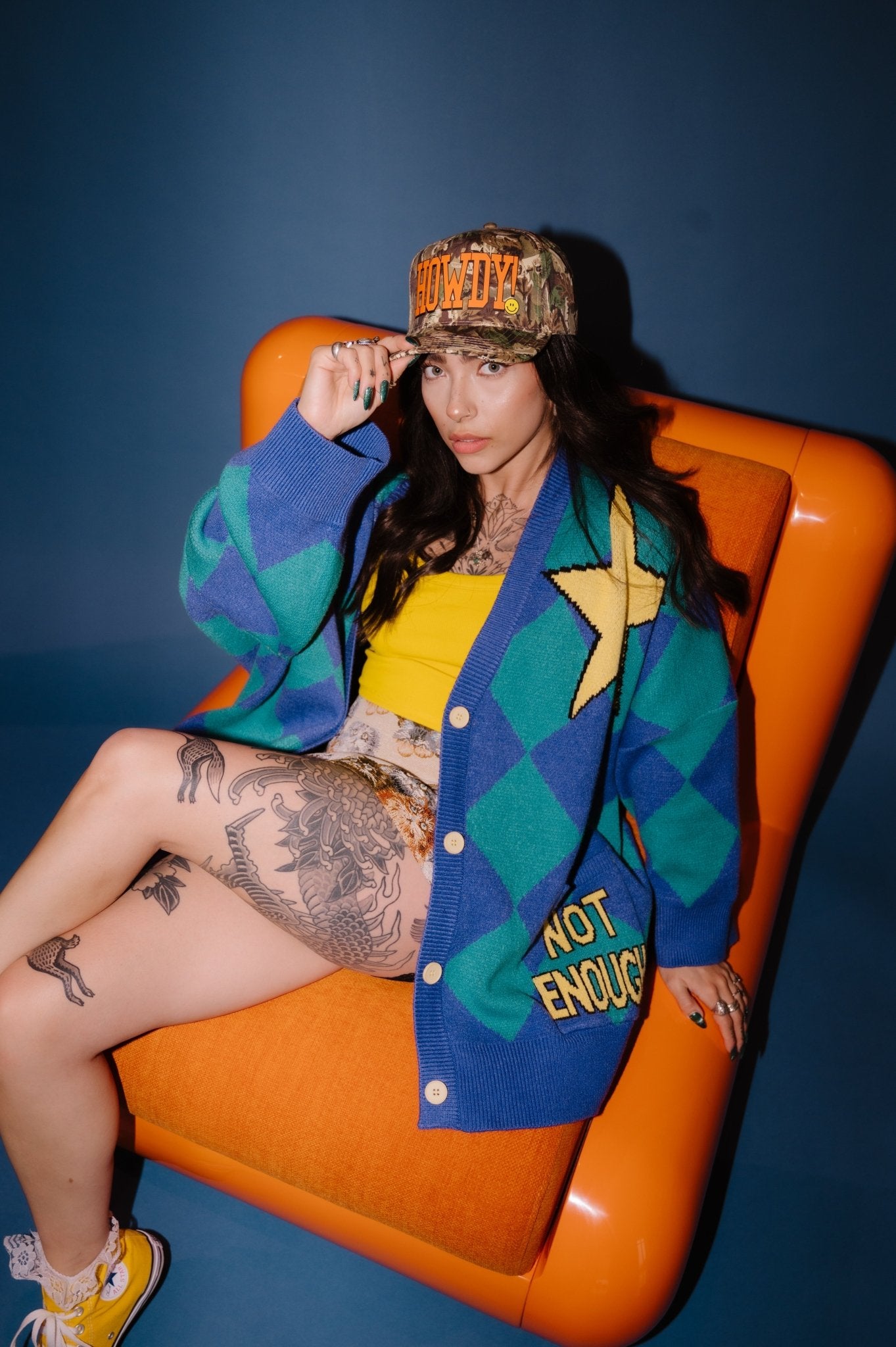 Howdy Camo Trucker Hat - Dressed in Lala