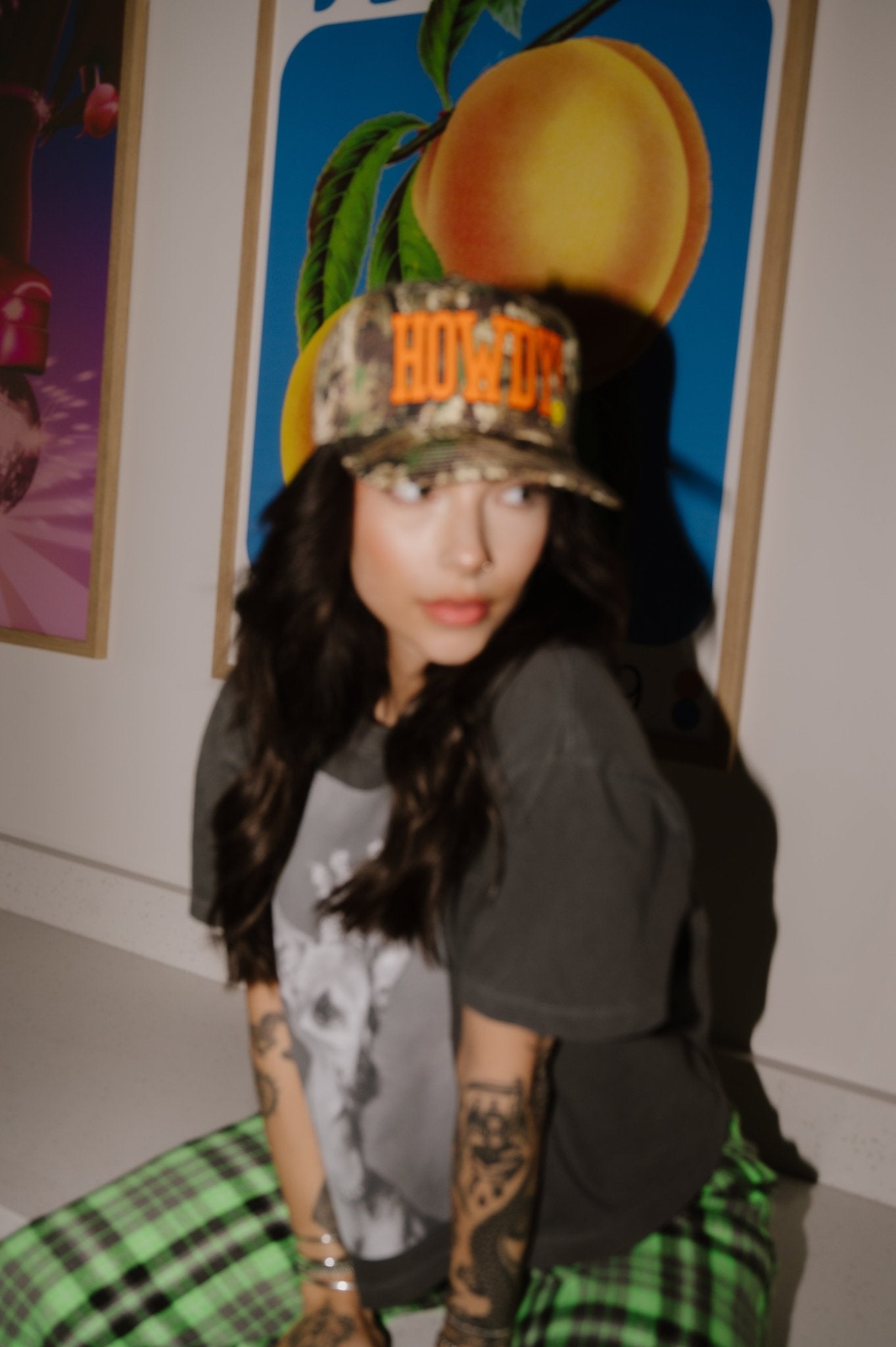 Howdy Camo Trucker Hat - Dressed in Lala