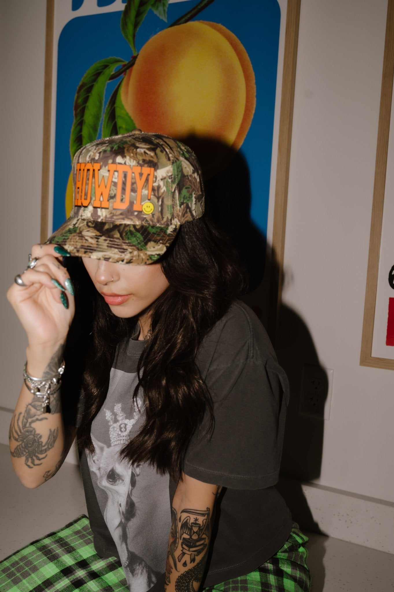 Howdy Camo Trucker Hat - Dressed in Lala
