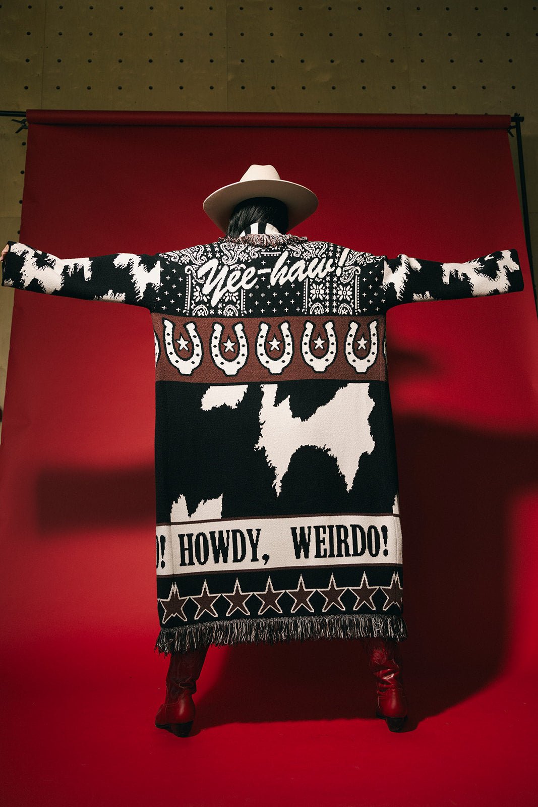 Howdy Luxe Fringe Blanket Cardigan - Dressed in Lala